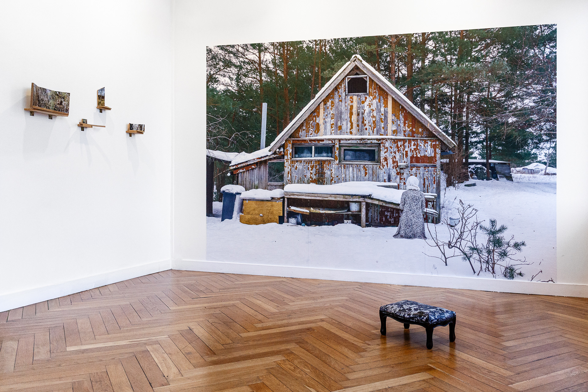vue de l’exposition Cabane intérieure, Le PAC- Pôle Arts & Cultures, Château de la Falgalarié, Aussillon, 2026