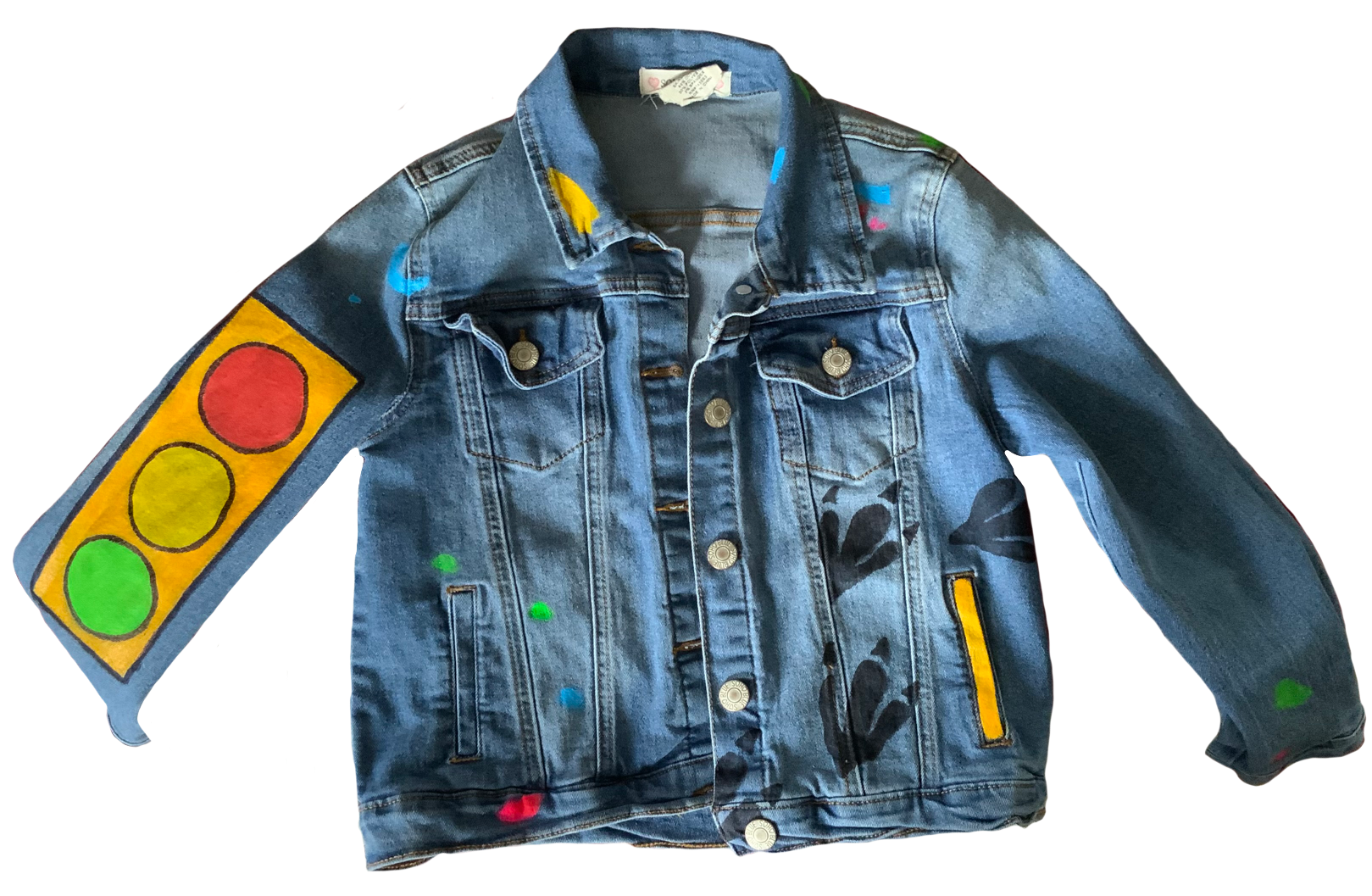 Dinosaur truck painted jacket