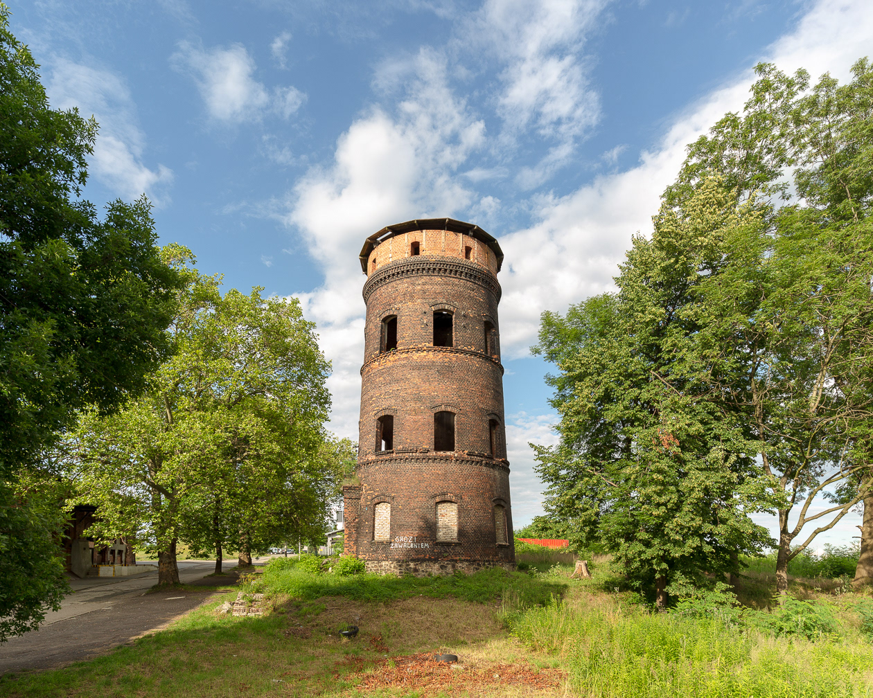 Nr zabytku A/254/09 (1871), wieża wodna, Zabrze, ul. Hagera