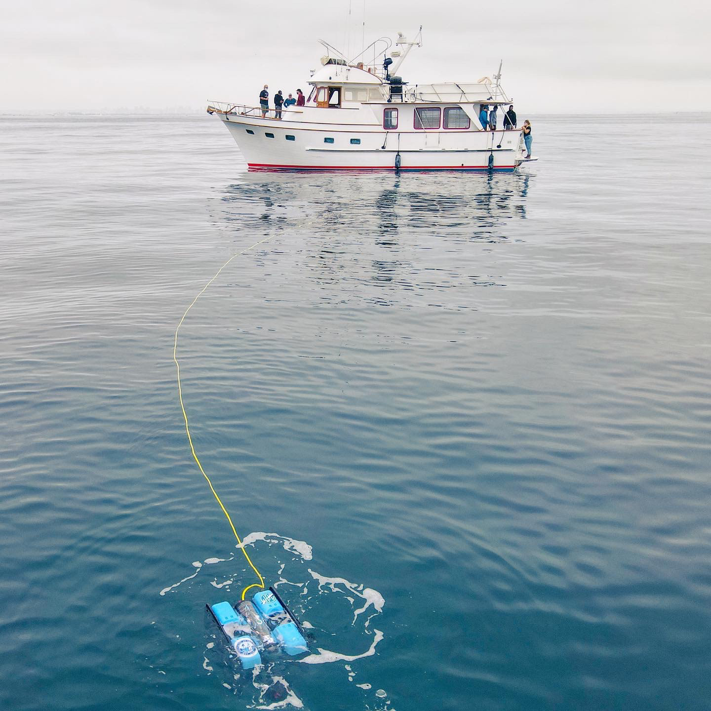 Deployment of the Submersible DHM off the coast of San Diego, CA.