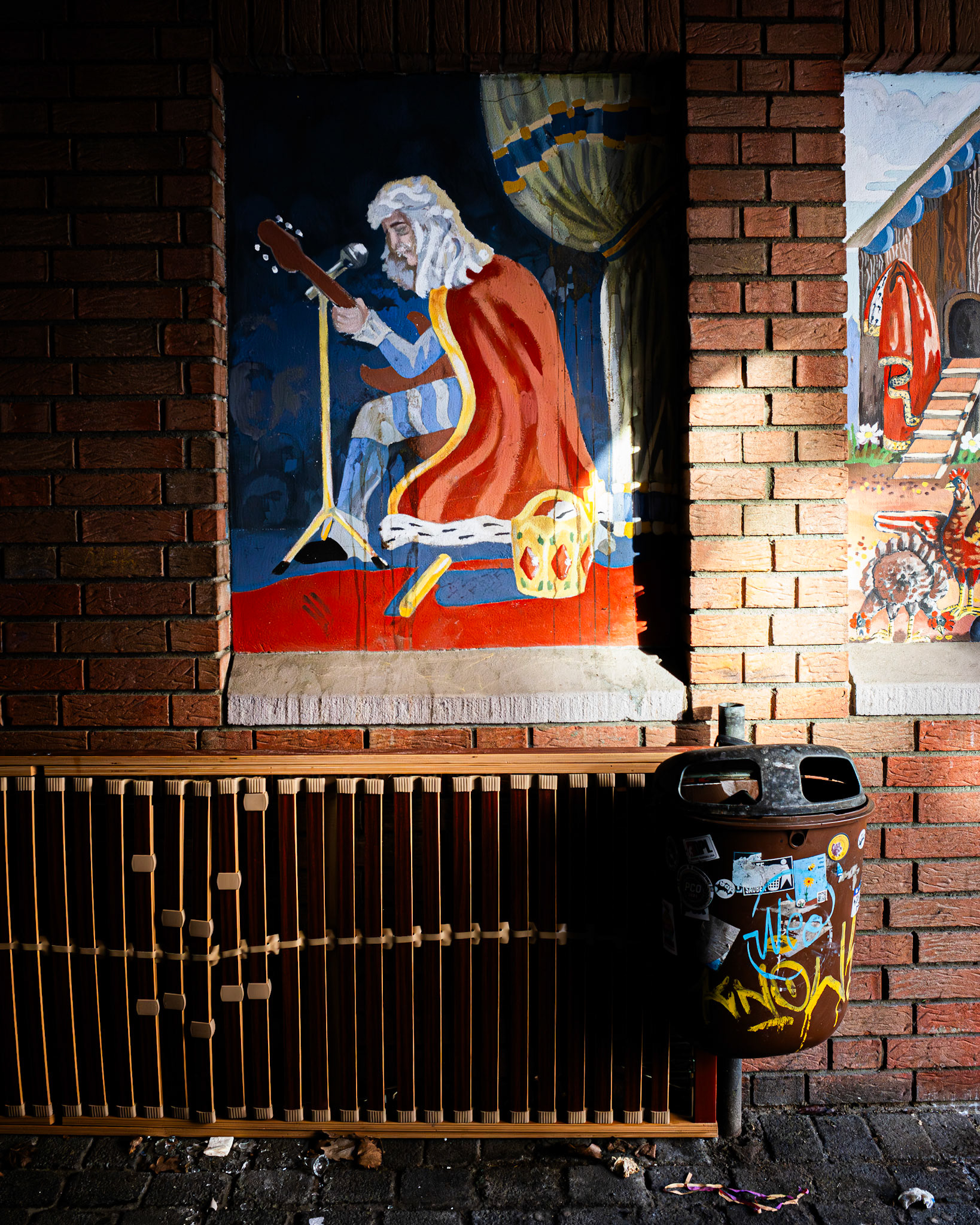 Portrait des falschen Kaisers Tile Kolup nahe des Wetzlarer Kornmarkts