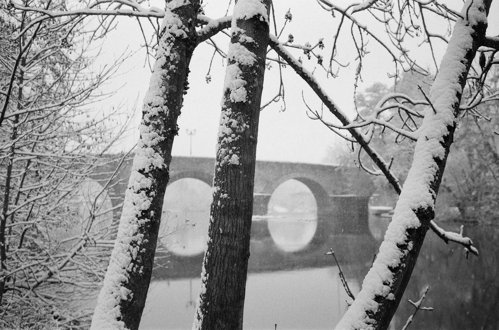 Wetzlarer Lahninsel im Winter, Leica M4, Voigtländer Ultron 35mm F2.0, Agfa 100APX