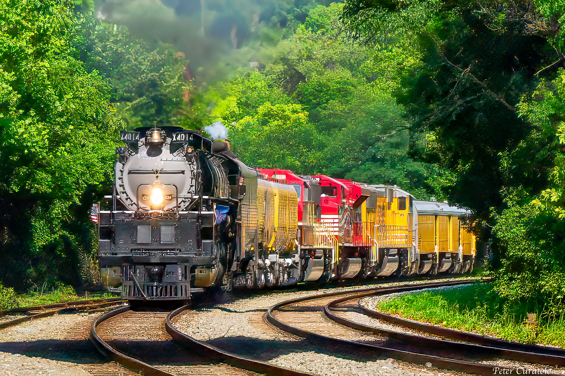 Union Pacific's No. 4014 "Big Boy" is the world's largest operating steam engine.