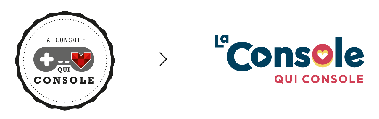 Ancien logo et nouveau logo