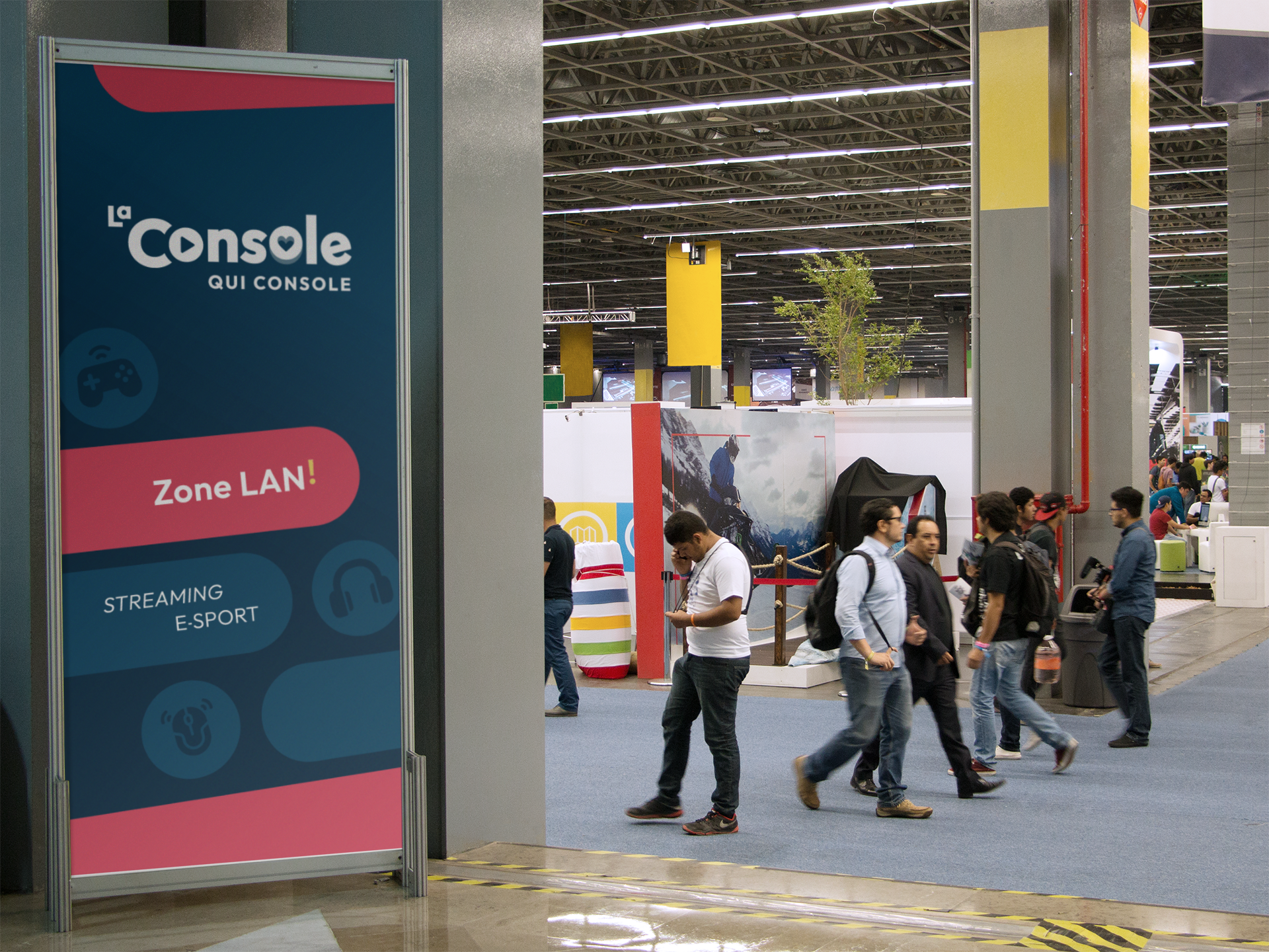 Bannière déroulante pour la Zone LAN