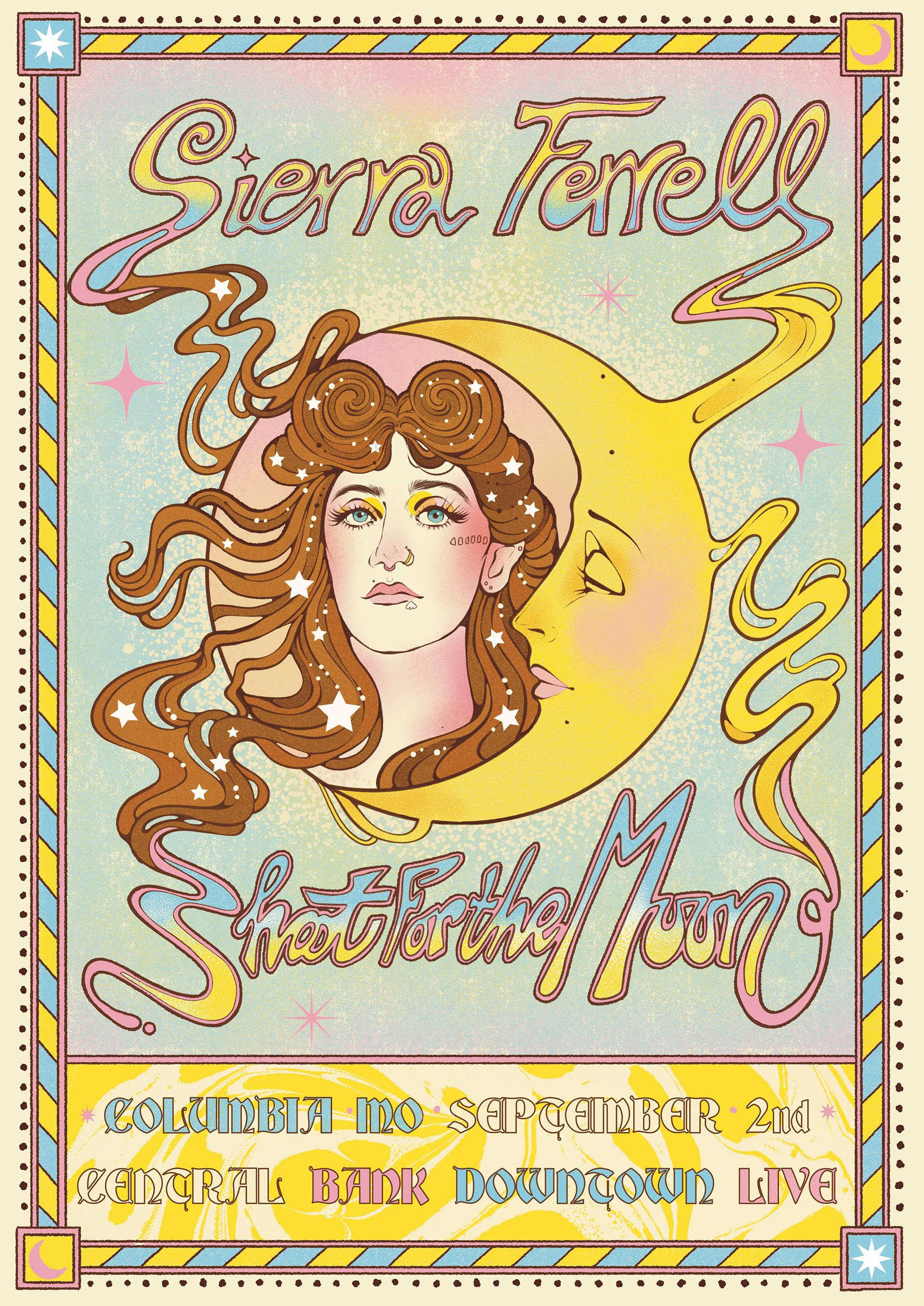SIERRA FERRELL COLUMBIA MO 2025 POSTER