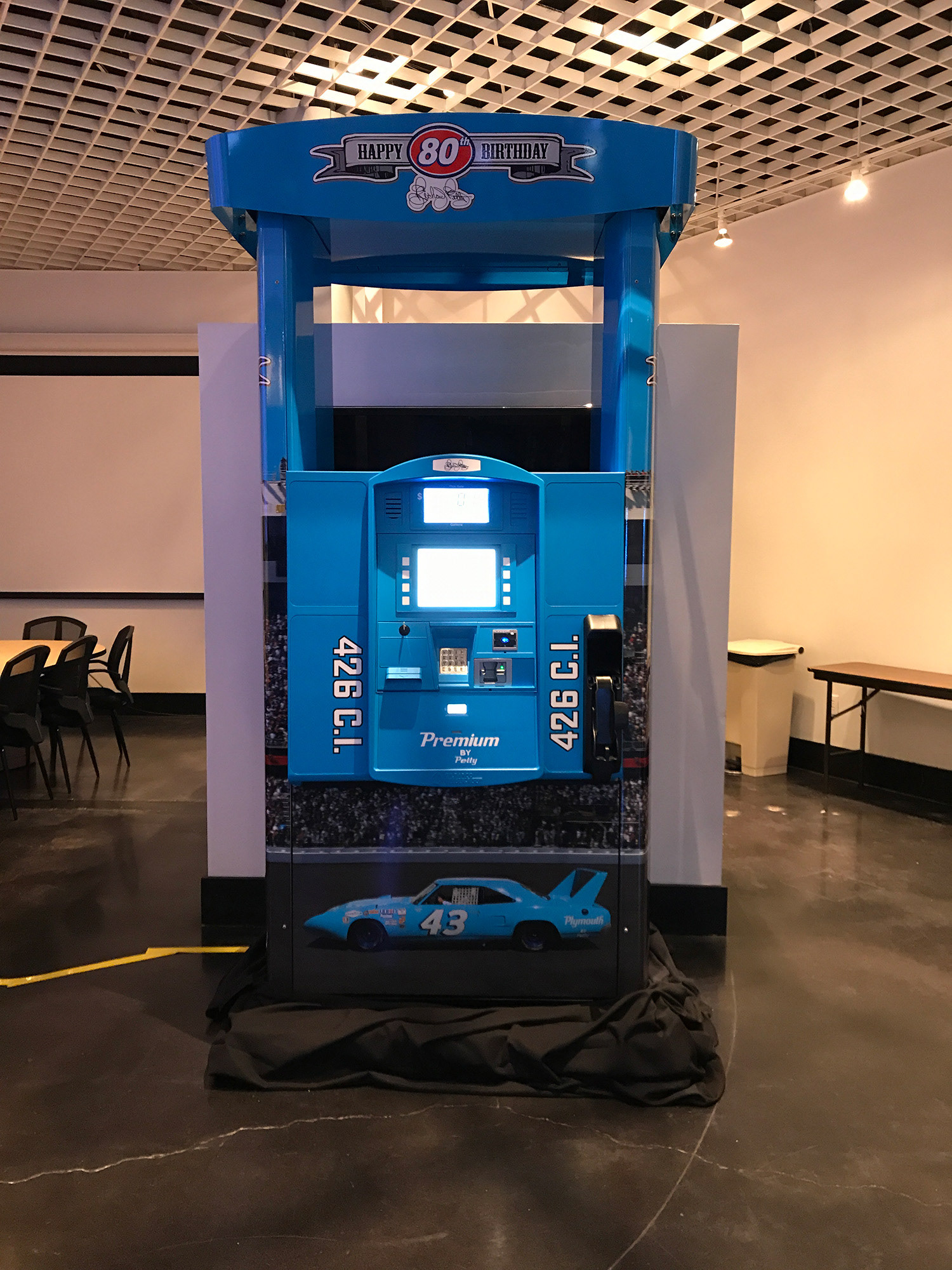 Dispenser Design for Richard Petty 80th Birthday