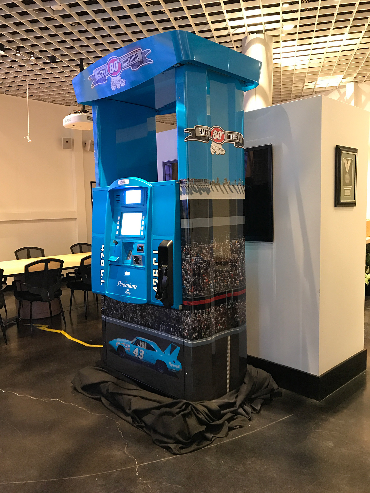 Dispenser Design for Richard Petty 80th Birthday