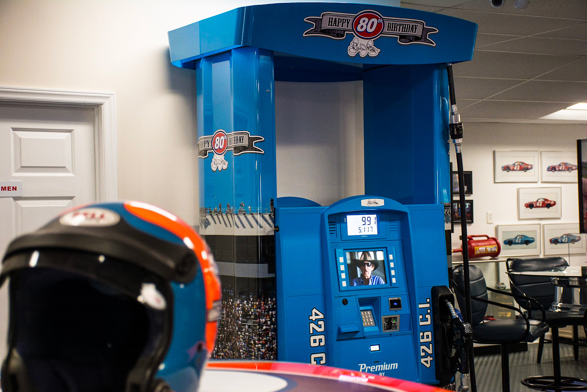 Dispenser Design for Richard Petty 80th Birthday