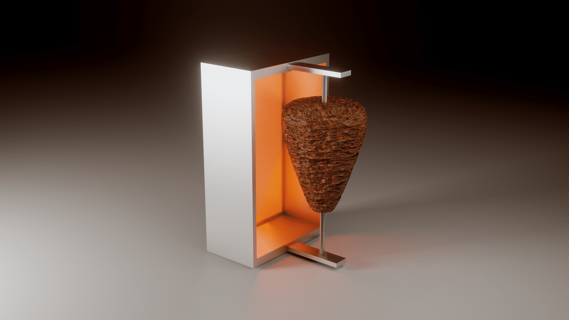 Trompo de Pastor (Blender-Substance)