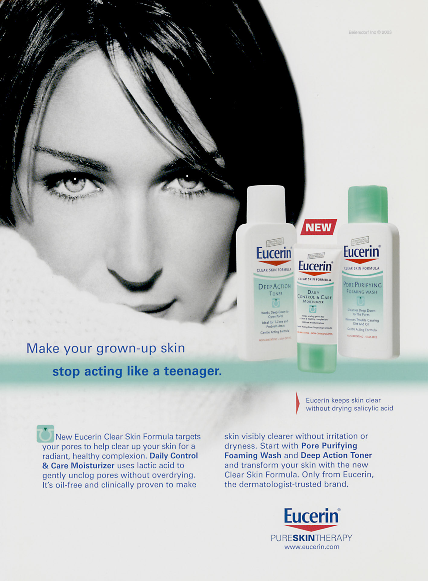 Magazine Ad, Client: Beiersdorf, Agency: FCB NY