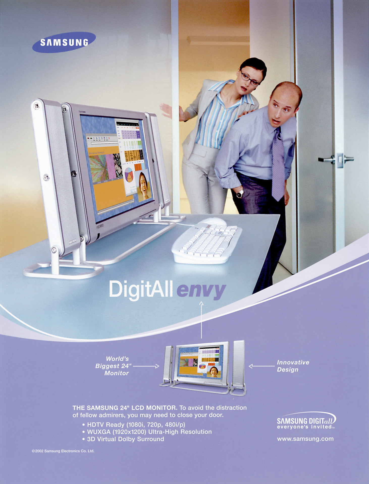 Magazine Ad and Out Of Home, Client: Samsung, Agency: BBDO-NY