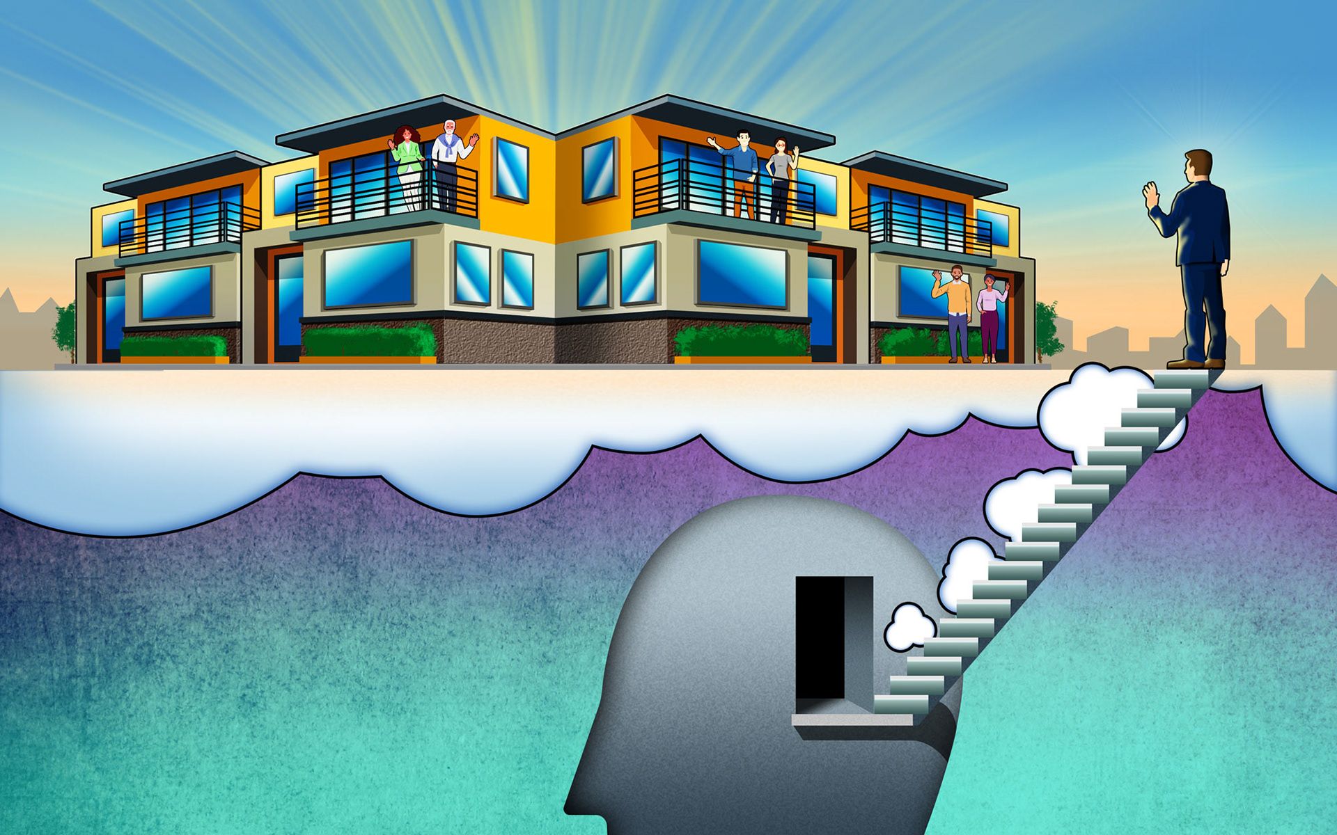 A small business owner dreams of the perfect live/work space that has a friendly community vibe.