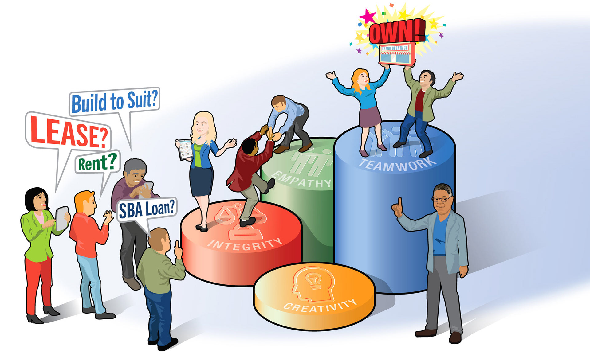 Business Expertise Page Illustration