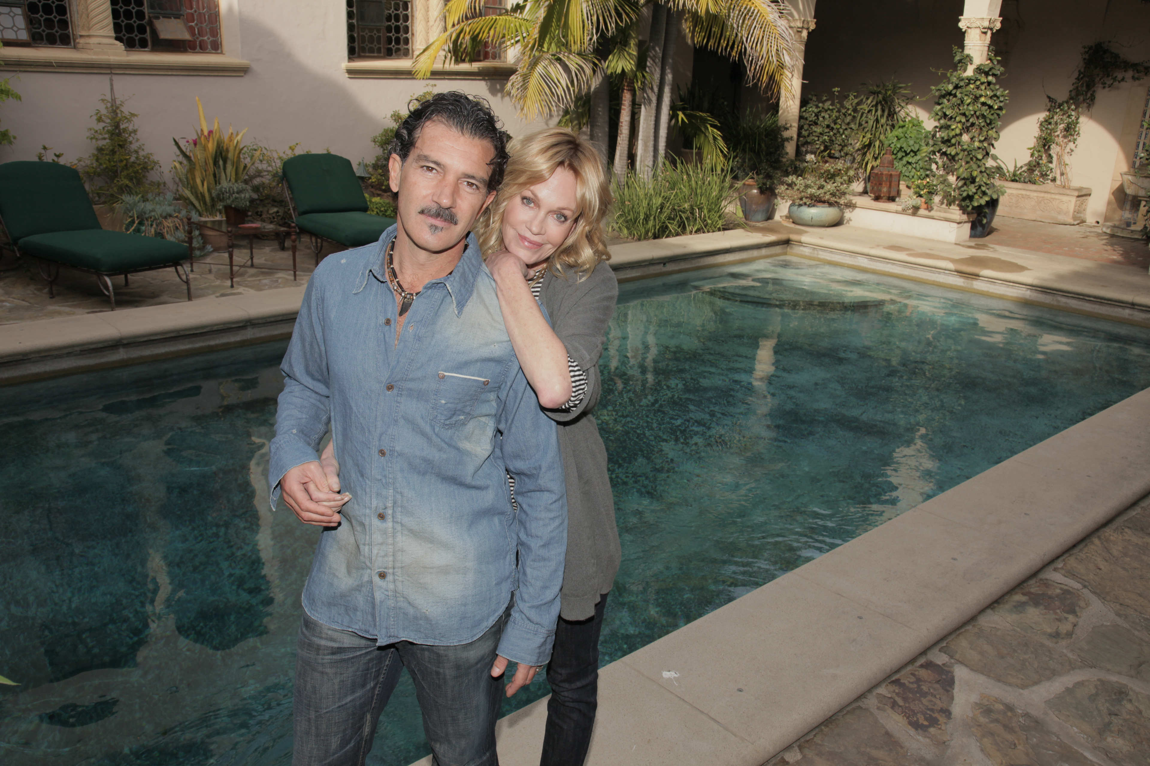 Antonio Banderas and Melanie Griffith for Caras Magazine
