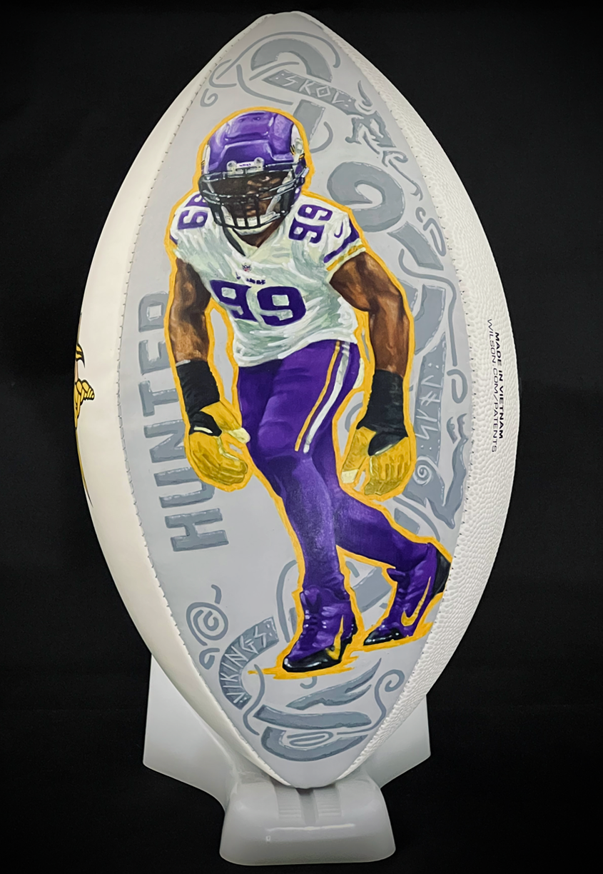 "Hunter Rune Stone" - Auction: Oct. 9th (Bears @ Vikings) *SOLD*