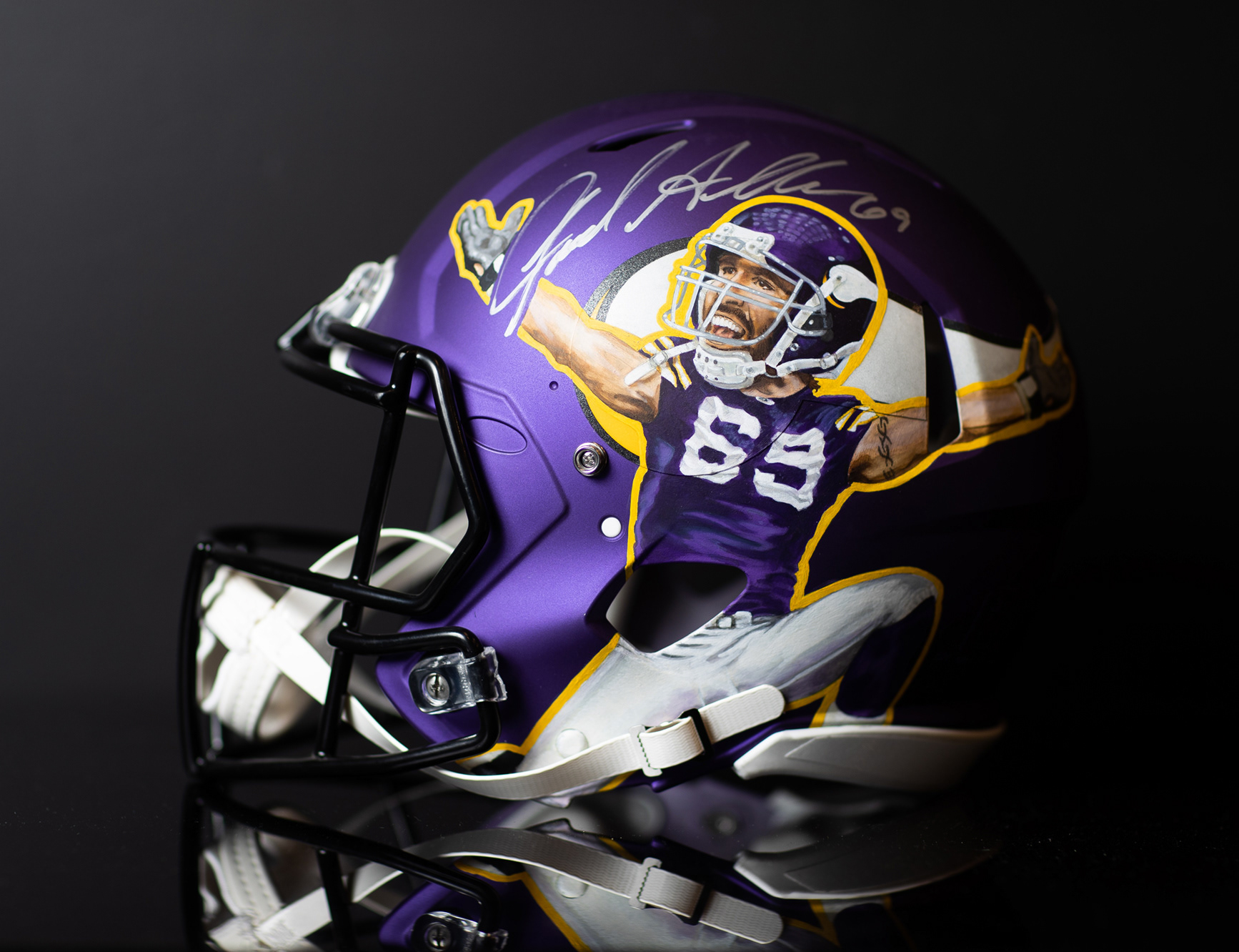 Jared Allen Signed helmet. *SOLD*