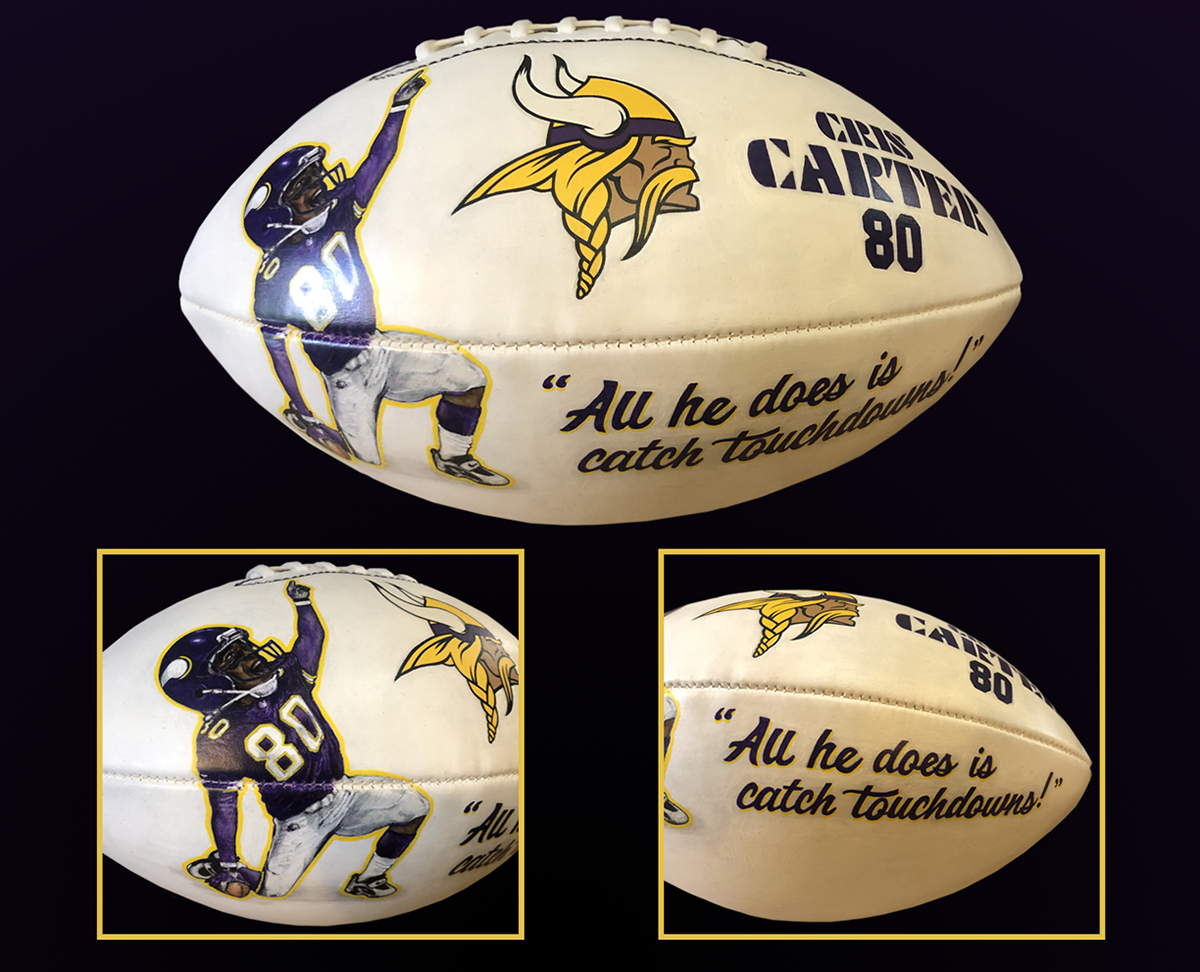 Cris Carter 80 "All he does is catch touchdowns!" *SOLD*