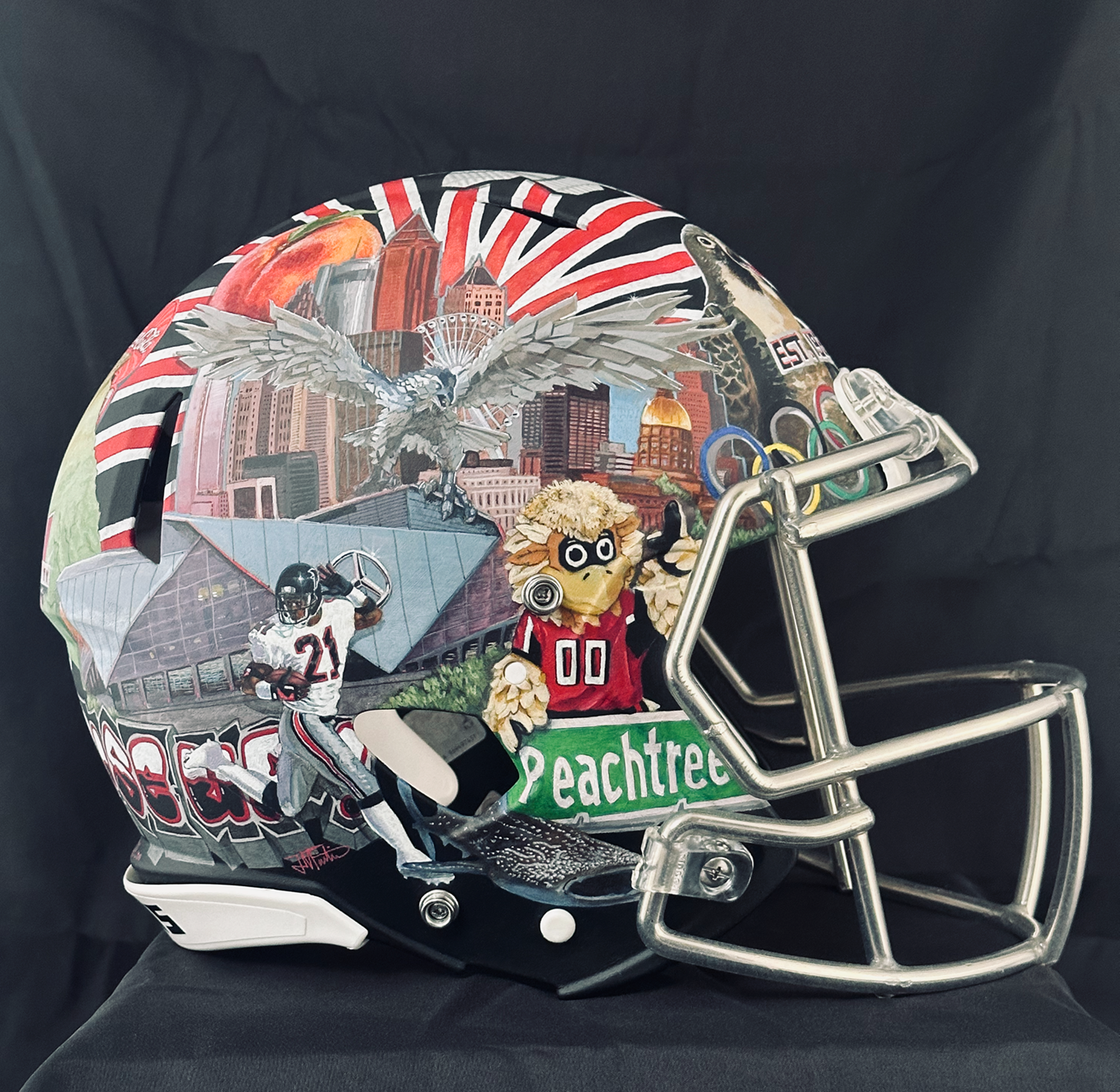 ATL Falcons Helmet in - Profile - *SOLD