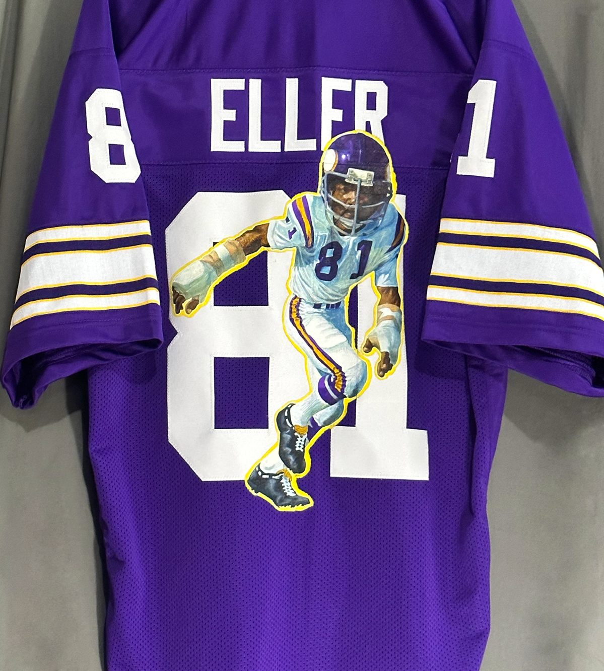 "Carl Eller" Painted Jersey