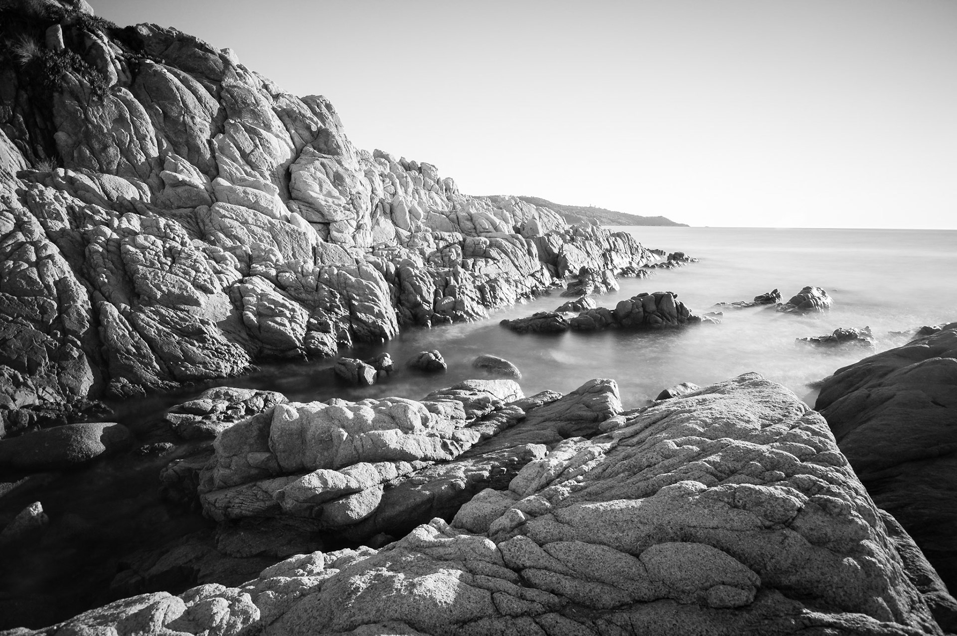 Sur la plage de l'Escalet