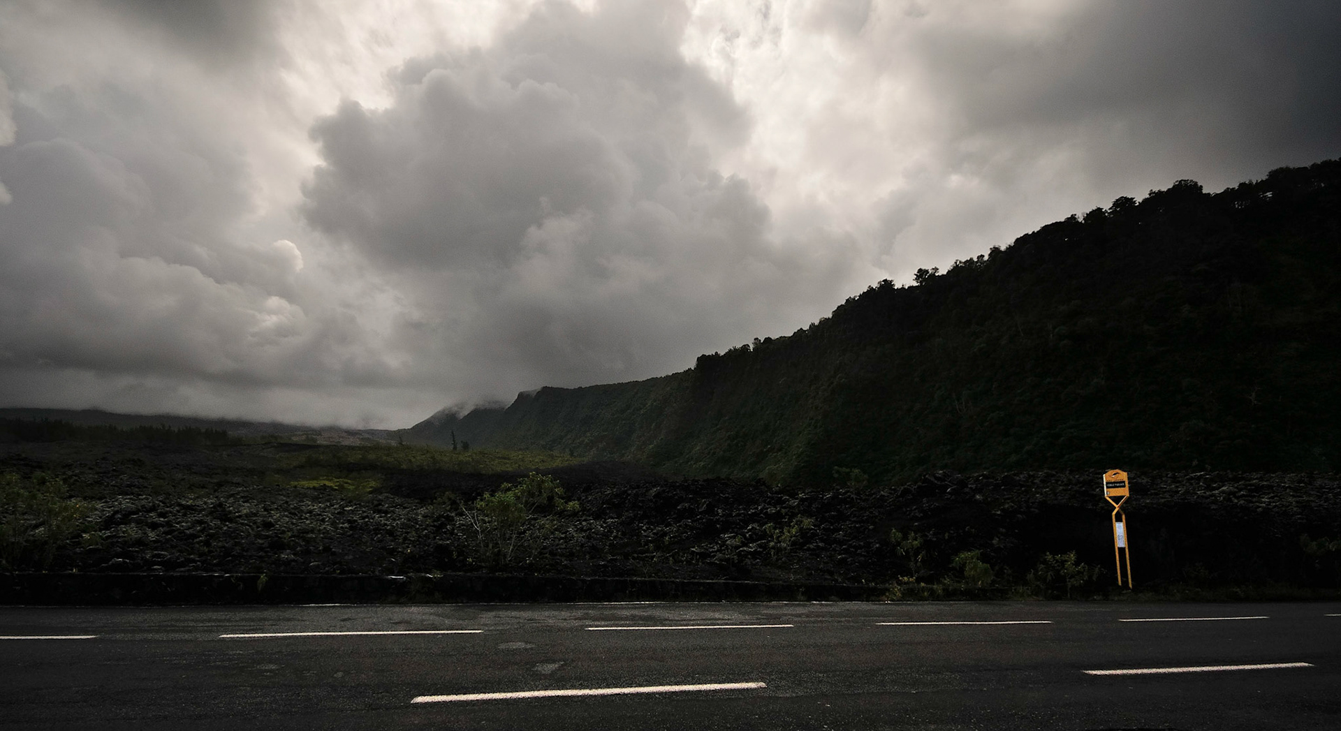 Sur la route des laves