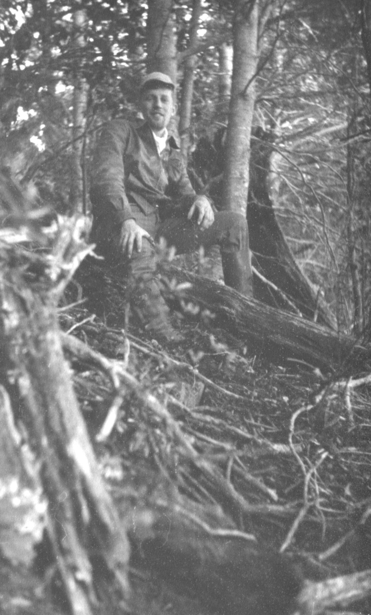 Cerro Padre Laguna cerca de la orilla con el Lago Guillelmo.