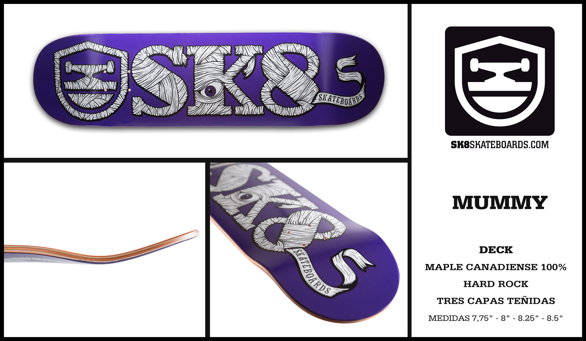 SK8 skateboards - Catálogo Producto y diseño de muestrario