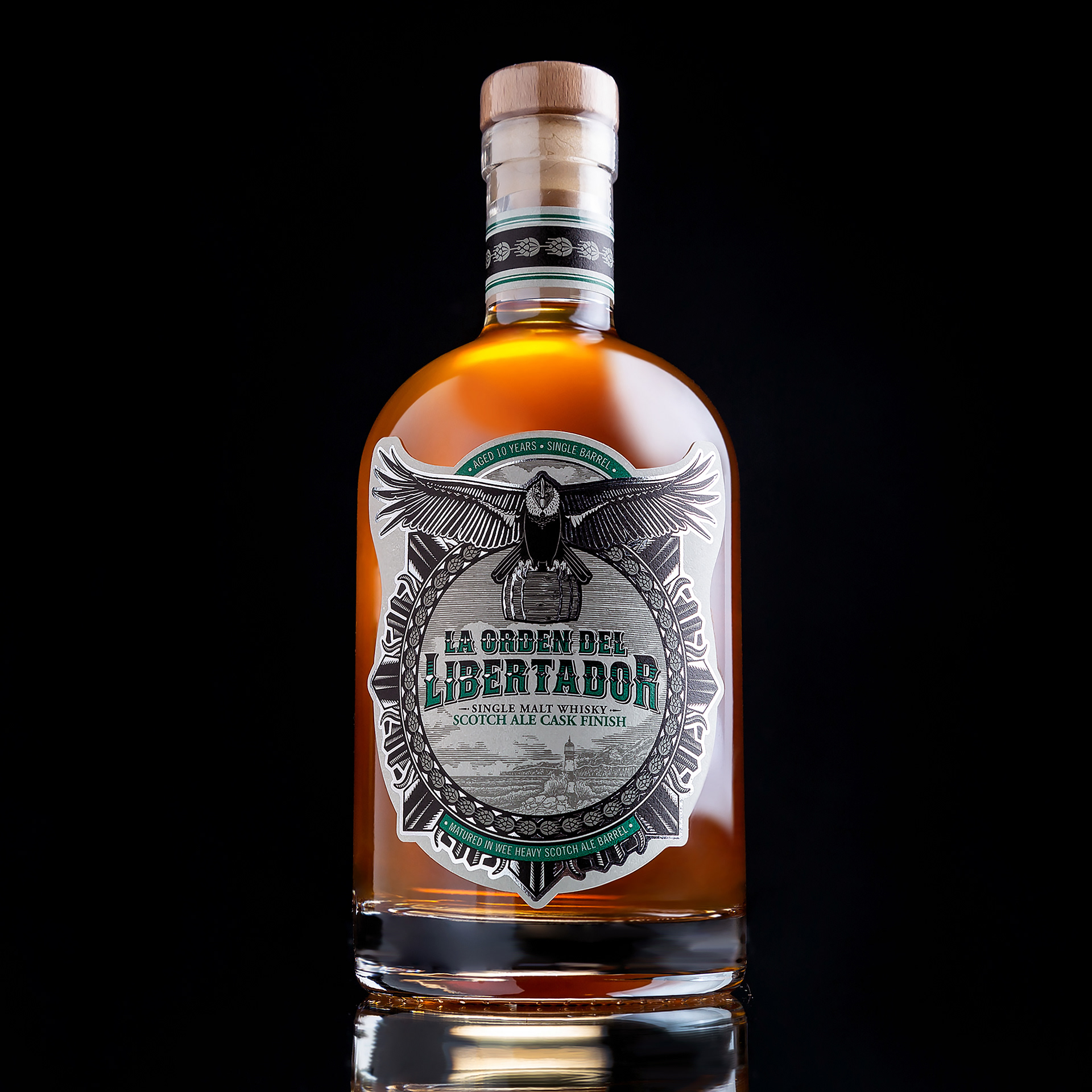 Whisky La Orden del Libertador - Diseño Machi Fulquet