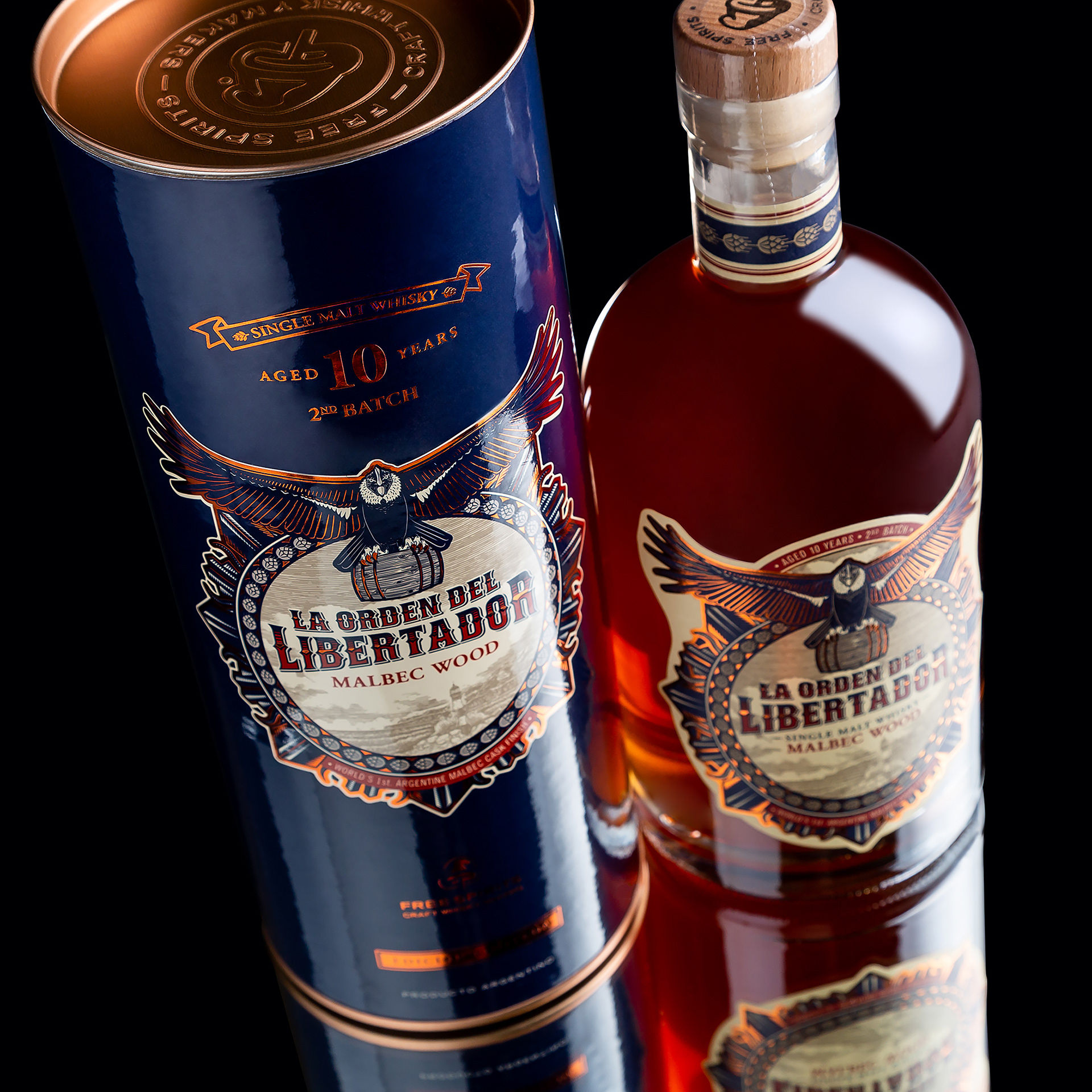 Whisky La Orden del Libertador - Diseño Machi Fulquet