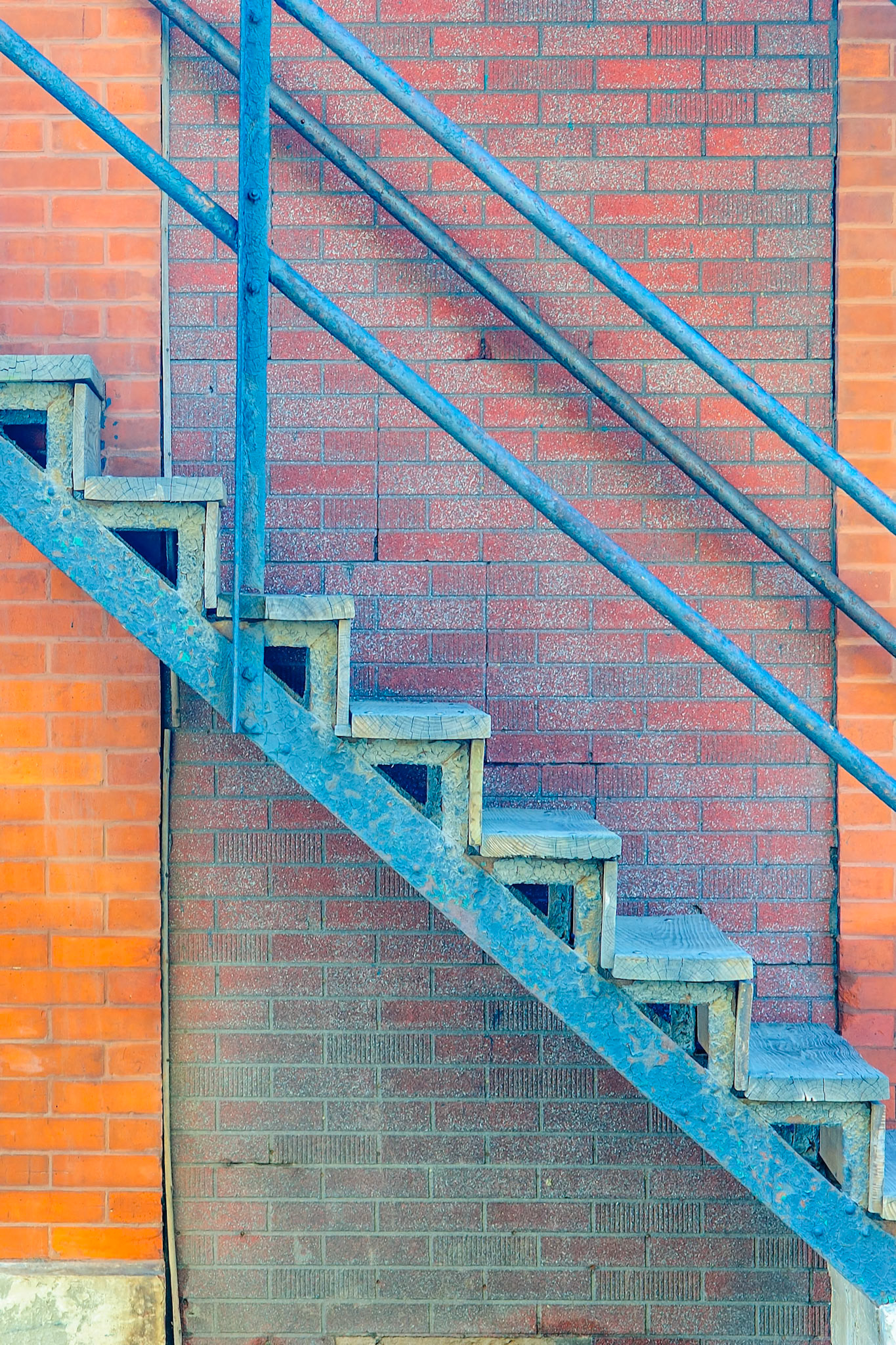 stair detail, North Peoria Street
