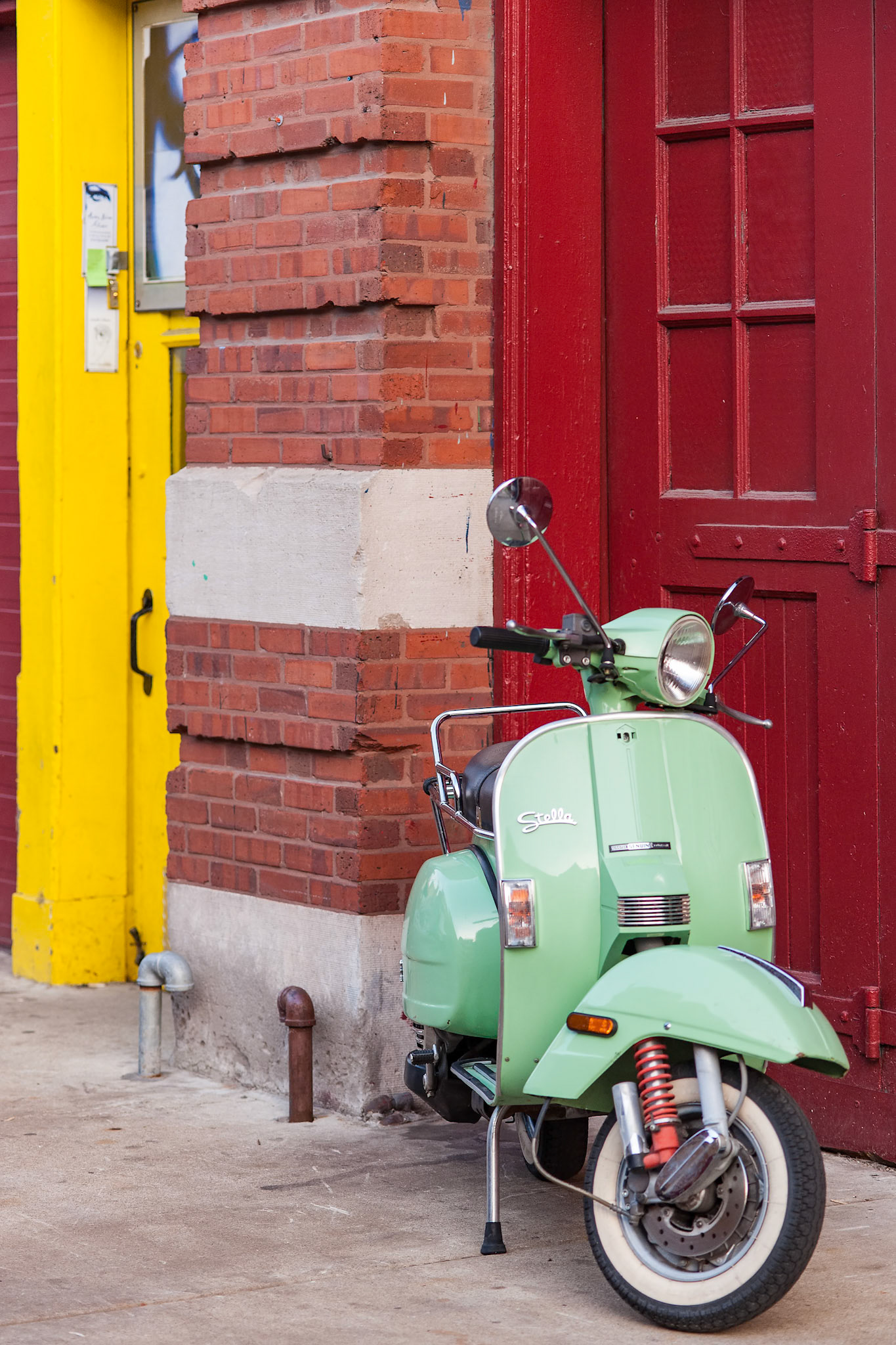 scooter at Mars Gallery, Fulton Market