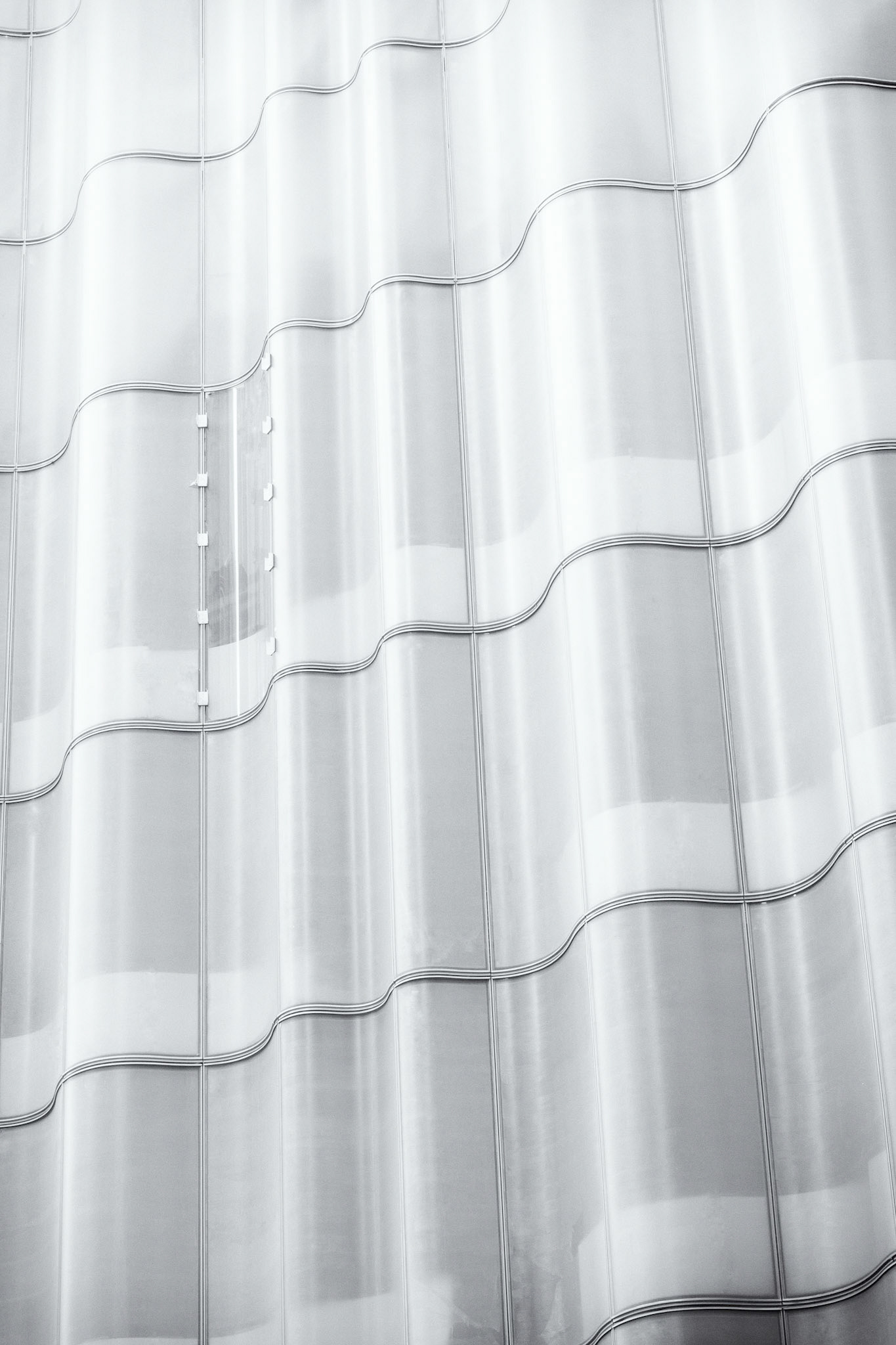 visual screen at construction site NYC