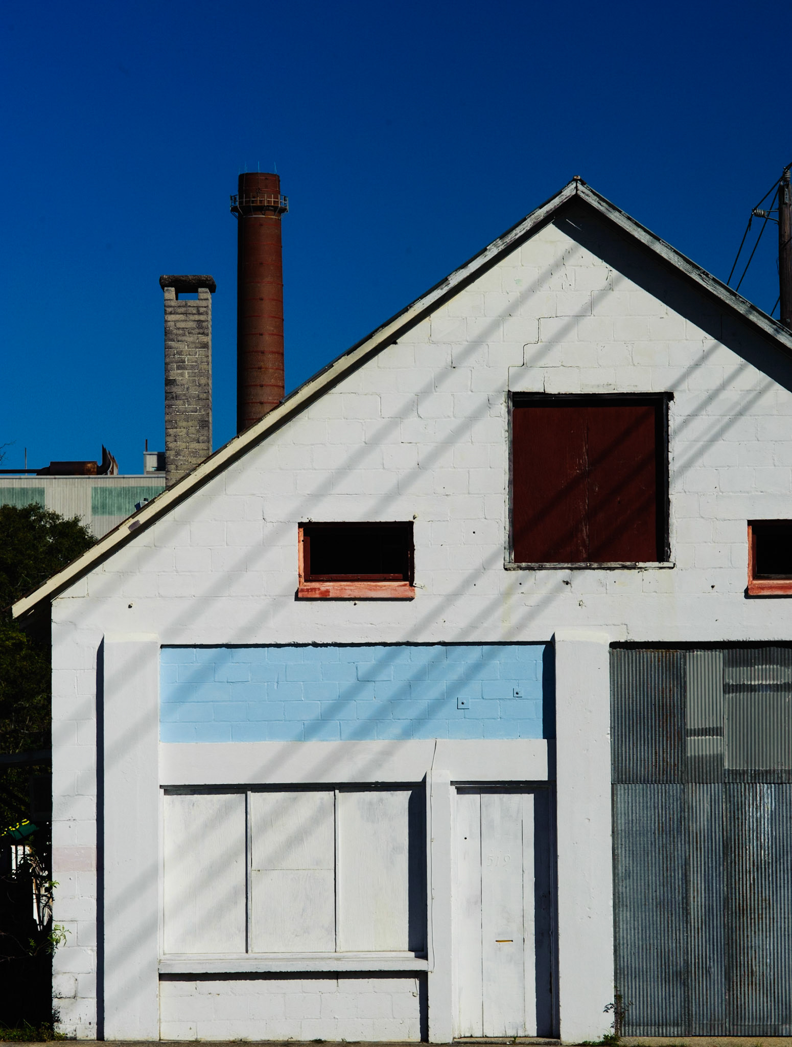 recycling center, Main Street, 'Edward Hopper goes south', Gainesville, FL