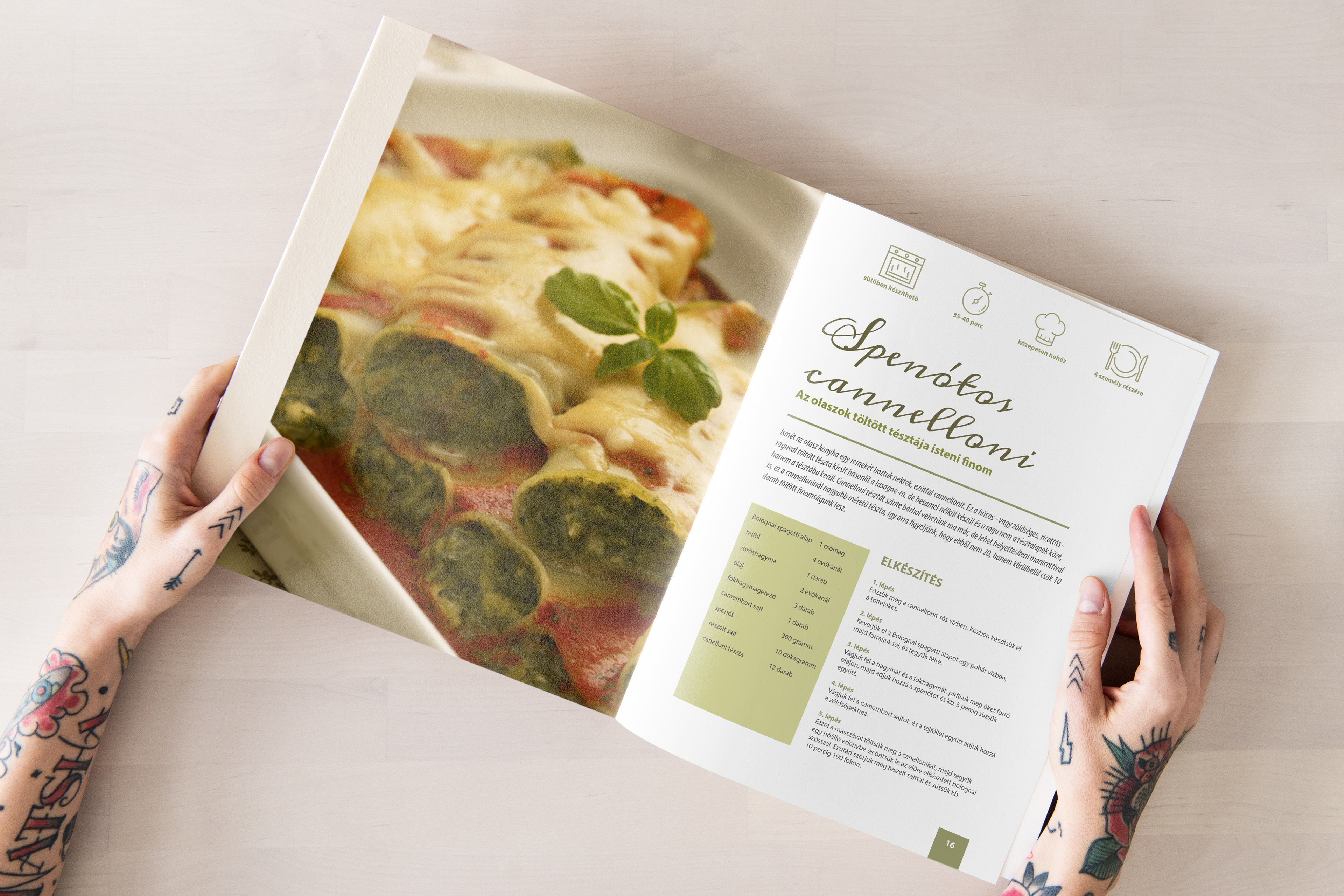 Course task: design a cookbook