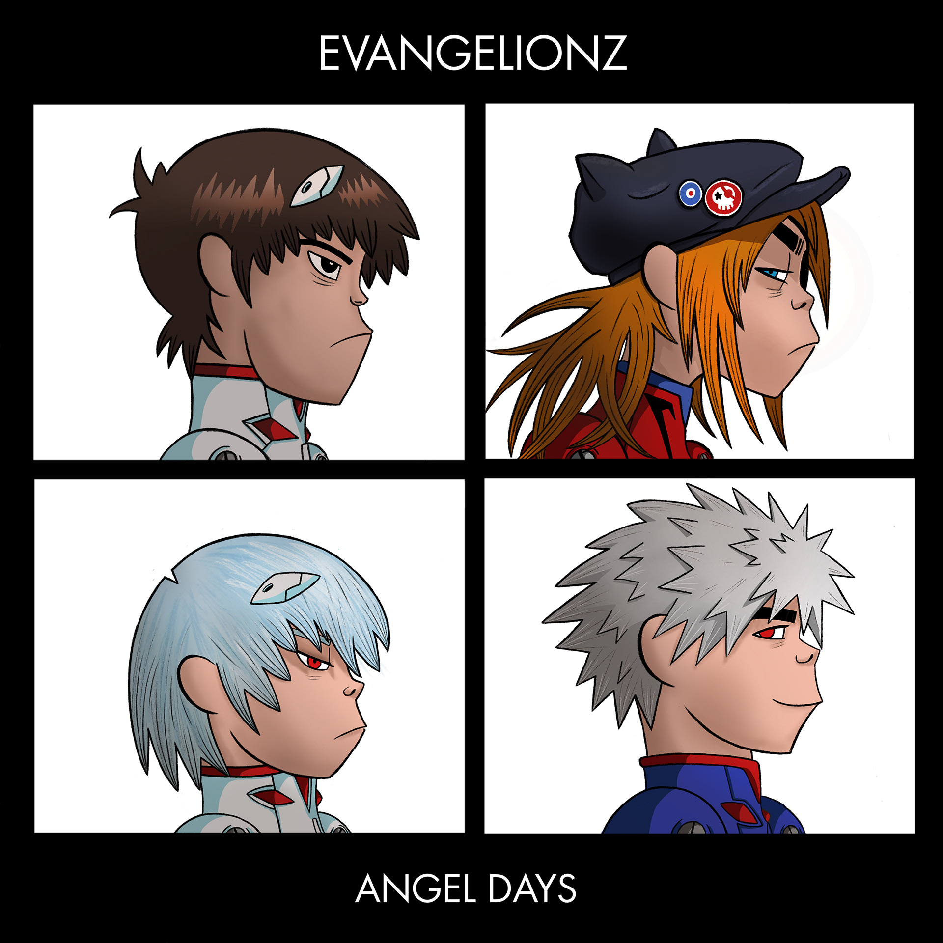 Evangelion X Gorillaz