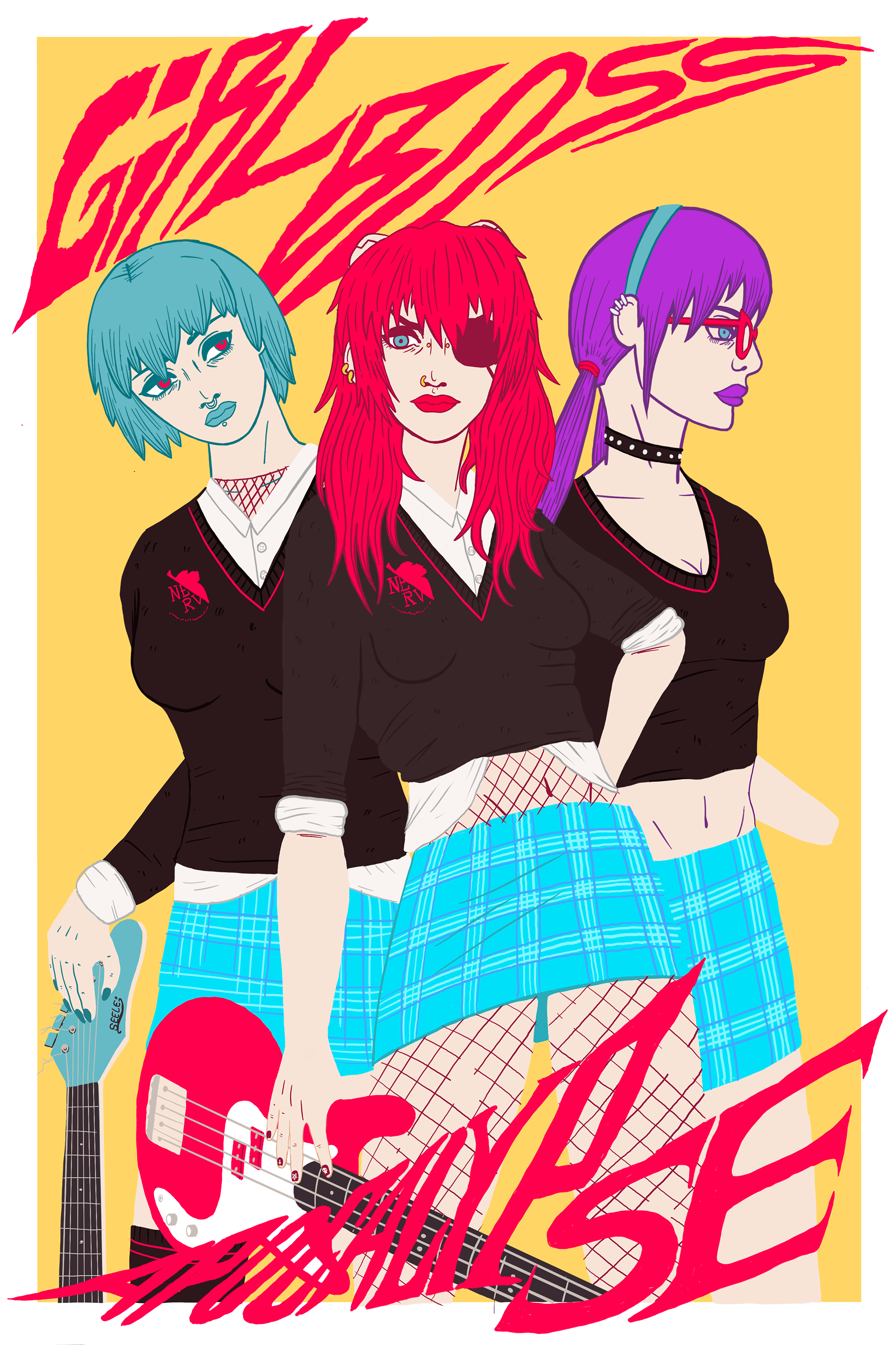 GirlBoss Apocalypse Main Illustration