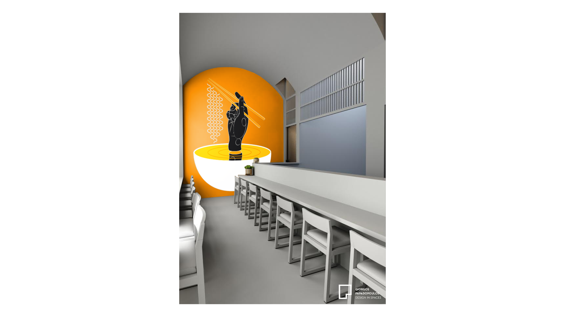 Primordial Soup - Restaurant Wall Illustration