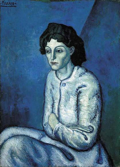 Pablo Picasso, Femme aux Bras Croisés (Woman with Folded Arms), 1901–02