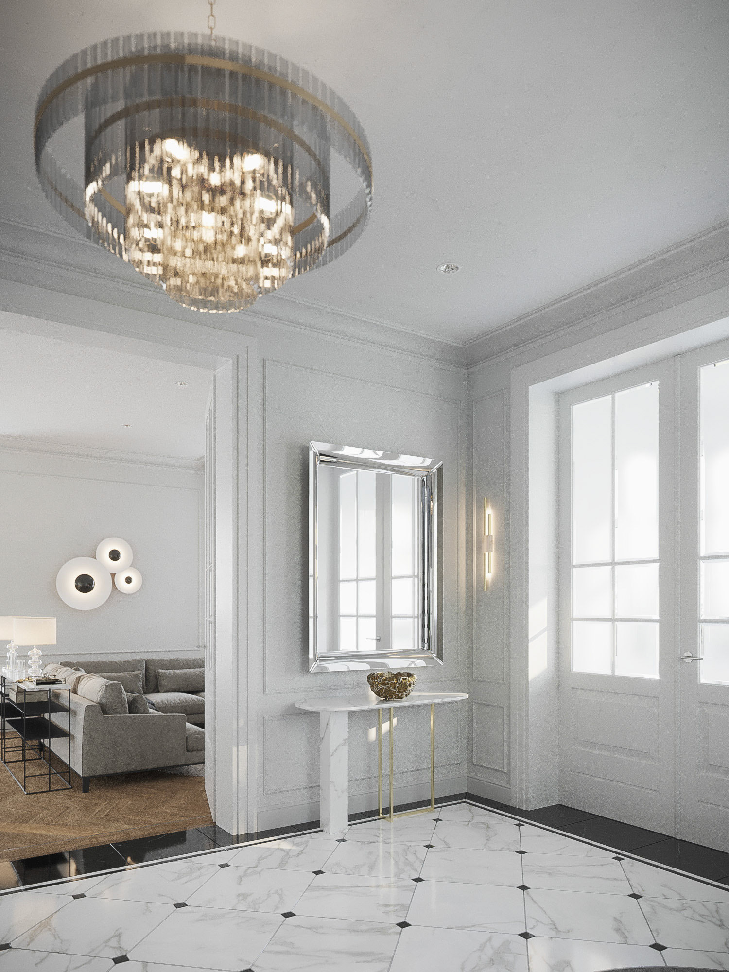 KONCEPCJA WNĘTRZ PRYWATNEGO DOMU / SOPOT / WIZ. BAMM Studio