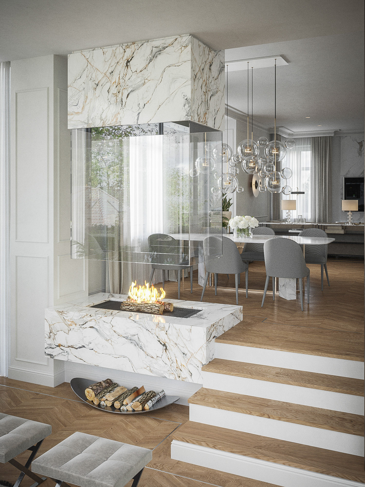 KONCEPCJA WNĘTRZ PRYWATNEGO DOMU / SOPOT / WIZ. BAMM Studio