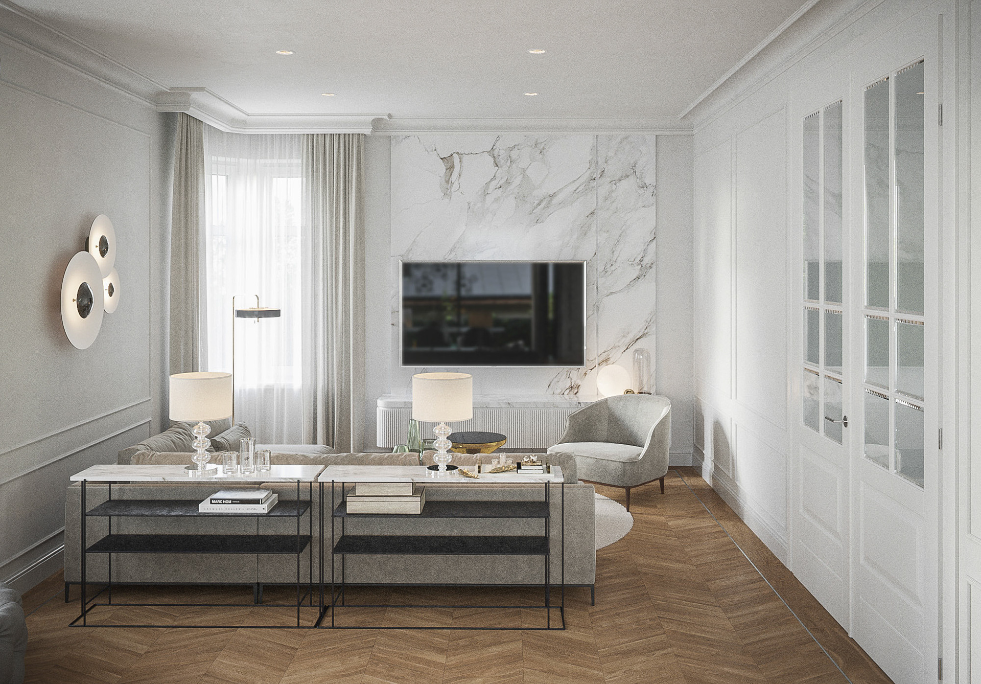 KONCEPCJA WNĘTRZ PRYWATNEGO DOMU / SOPOT / WIZ. BAMM Studio