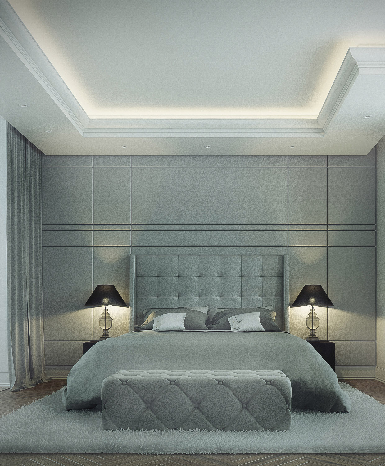 KONCEPCJA SYPIALNI / WIZ. BAMM Studio