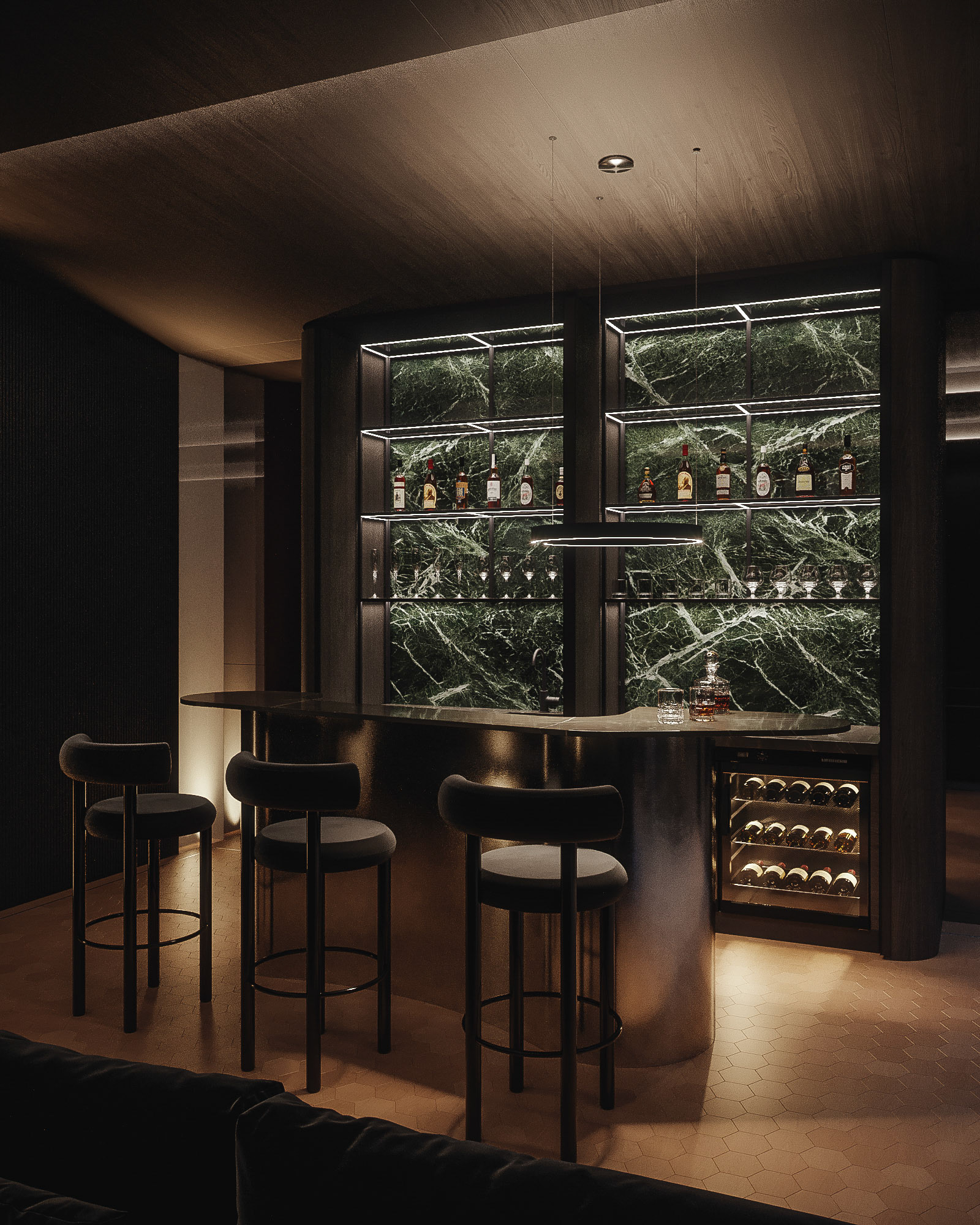 KONCEPCJA WNĘTRZ PRYWATNEGO DOMU / SOPOT / WIZ. BAMM Studio