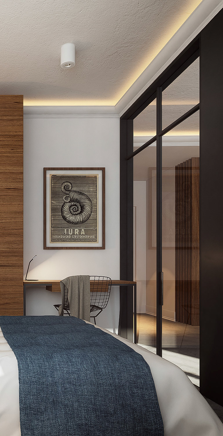 KONCEPCJA APARTAMENTU HOTELOWEGO / WIZ. BAMM Studio