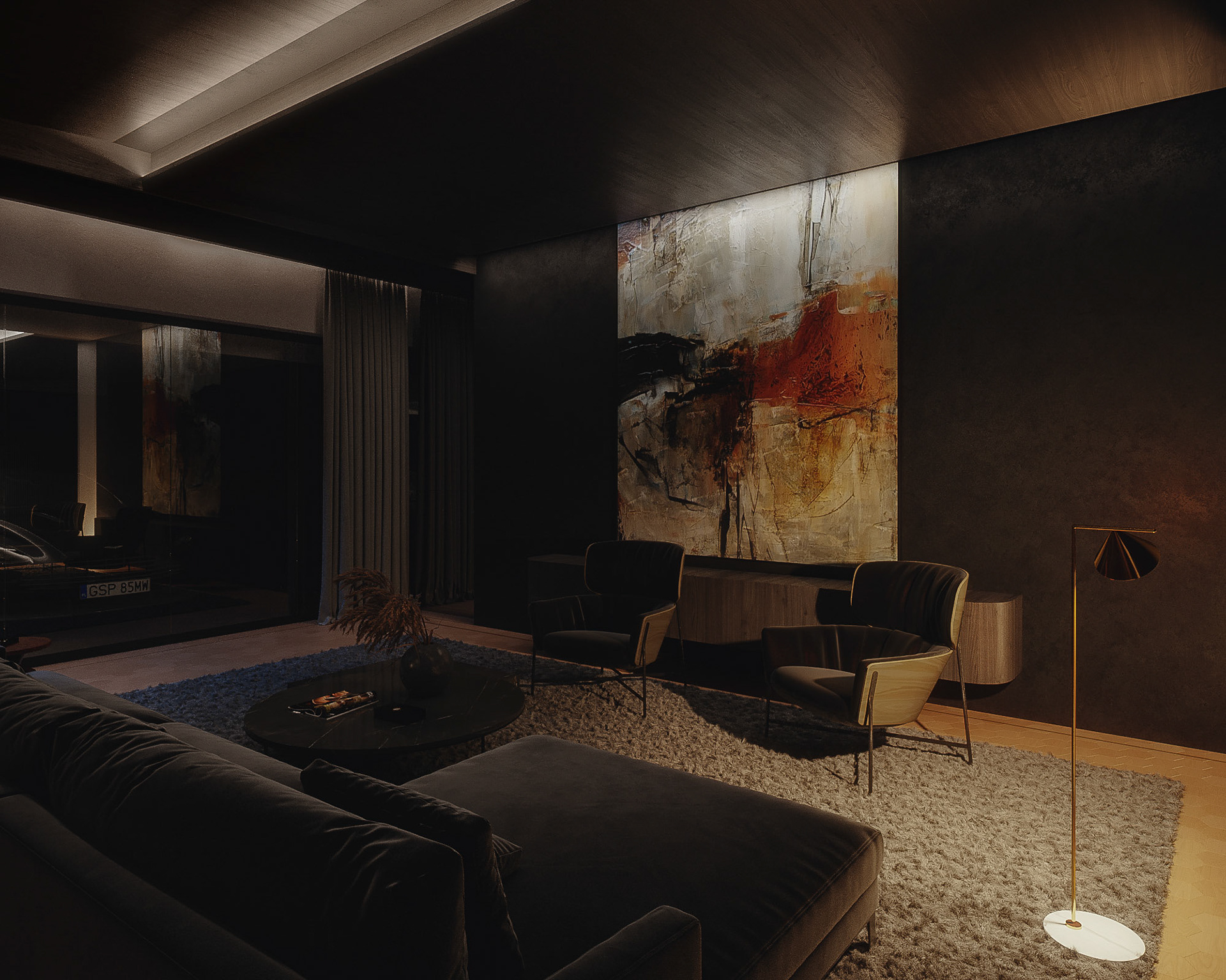 KONCEPCJA WNĘTRZ PRYWATNEGO DOMU / SOPOT / WIZ. BAMM Studio