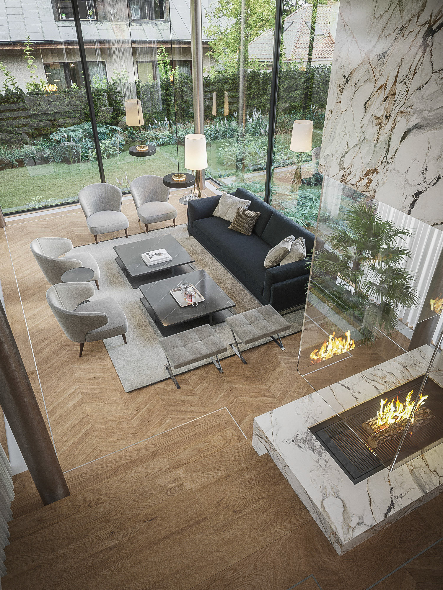 KONCEPCJA WNĘTRZ PRYWATNEGO DOMU / SOPOT / WIZ. BAMM Studio