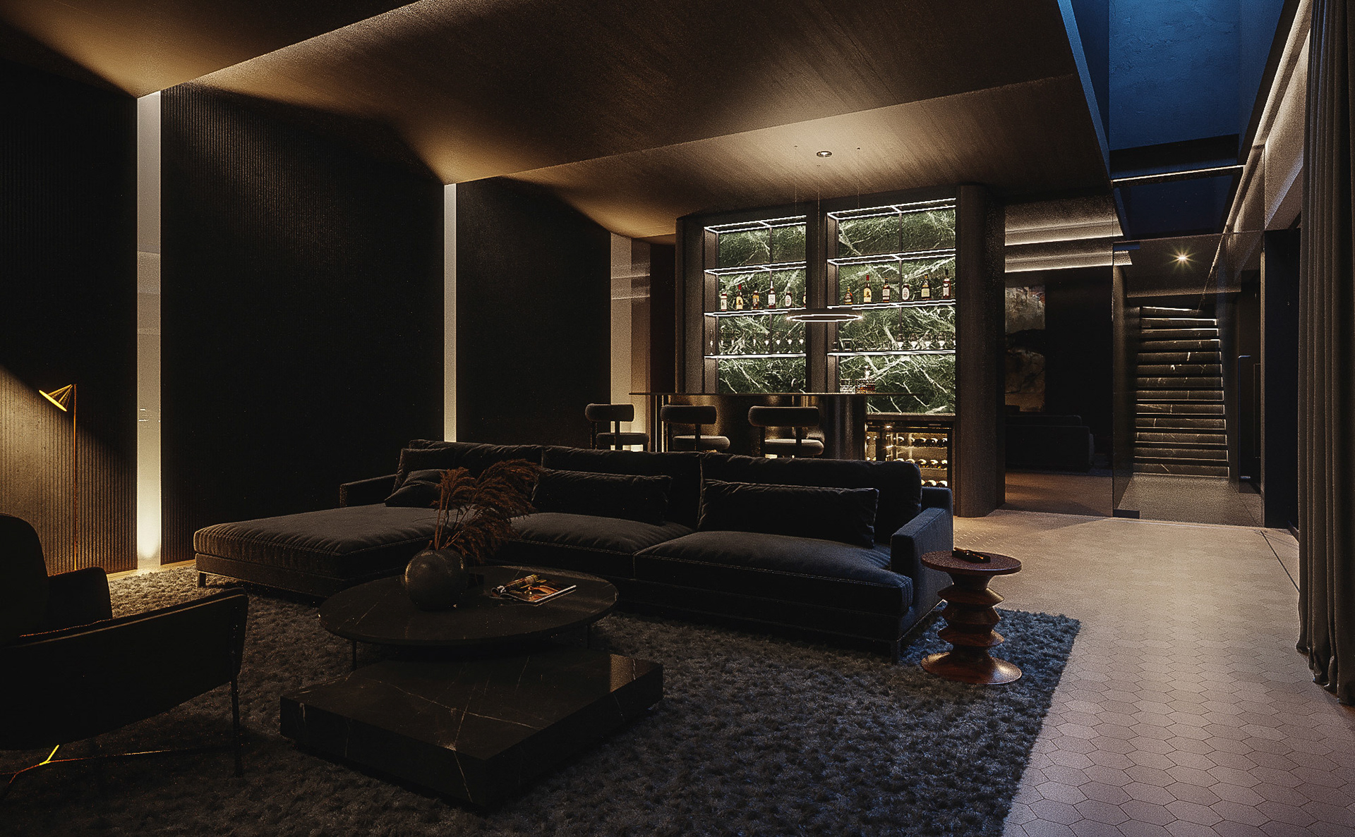 KONCEPCJA WNĘTRZ PRYWATNEGO DOMU / SOPOT / WIZ. BAMM Studio