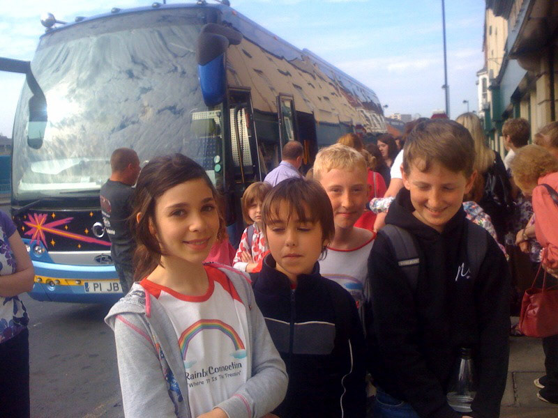 Members of the Junior Choir setting off to MFY National Festival
