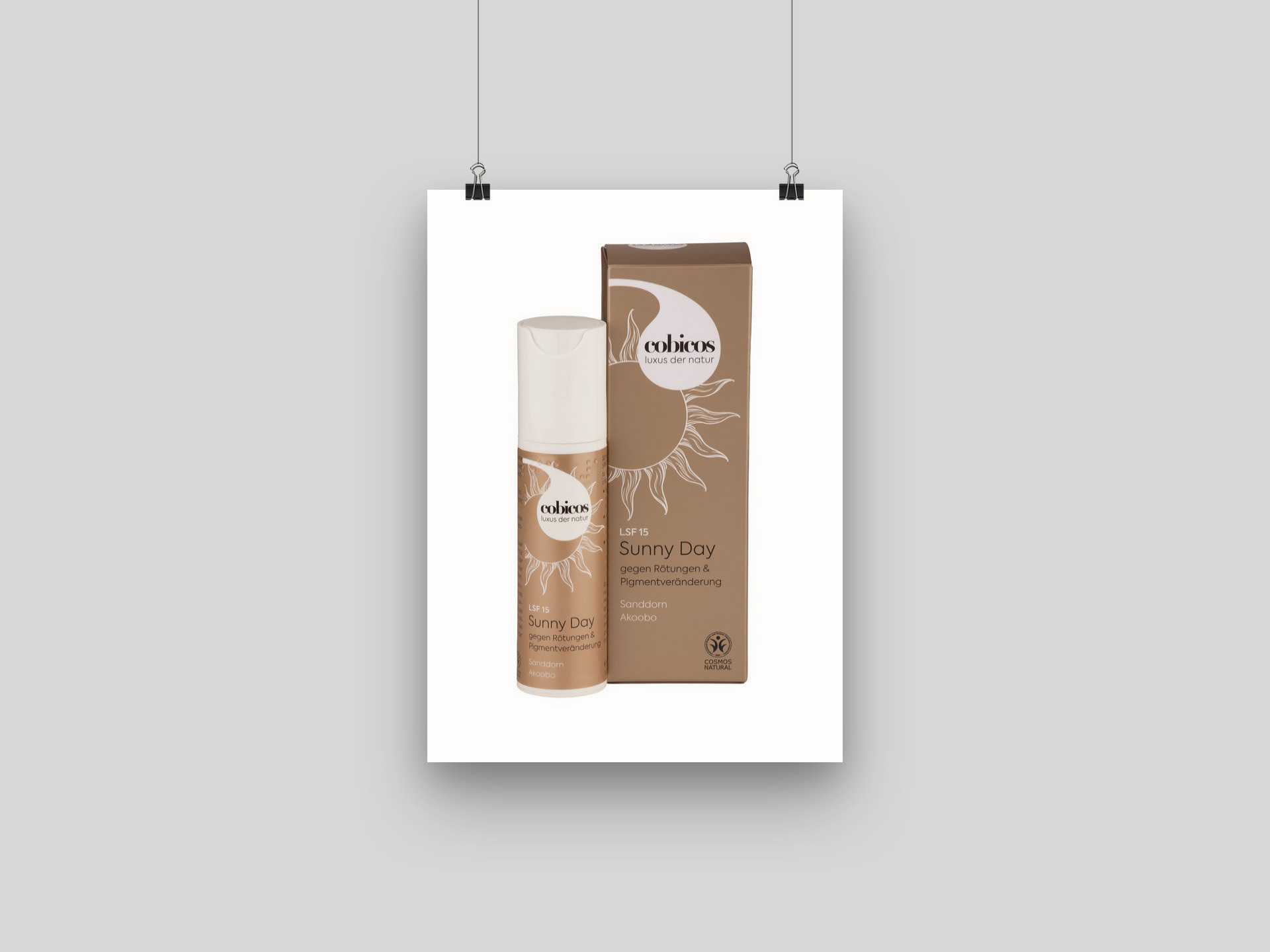 Neue Produktverpackung Metallic